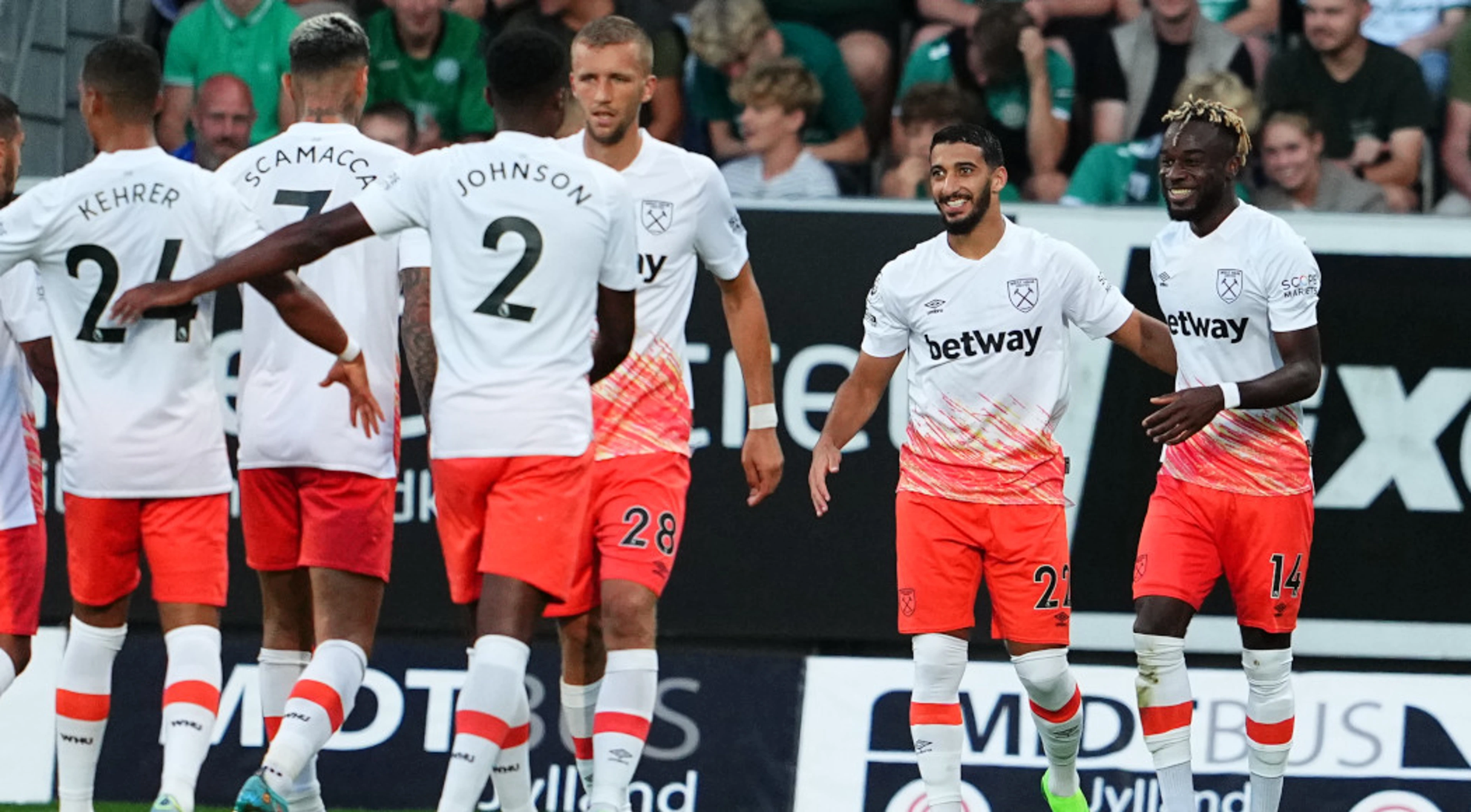 West Ham draw Anderlecht, Hearts to play Fiorentina