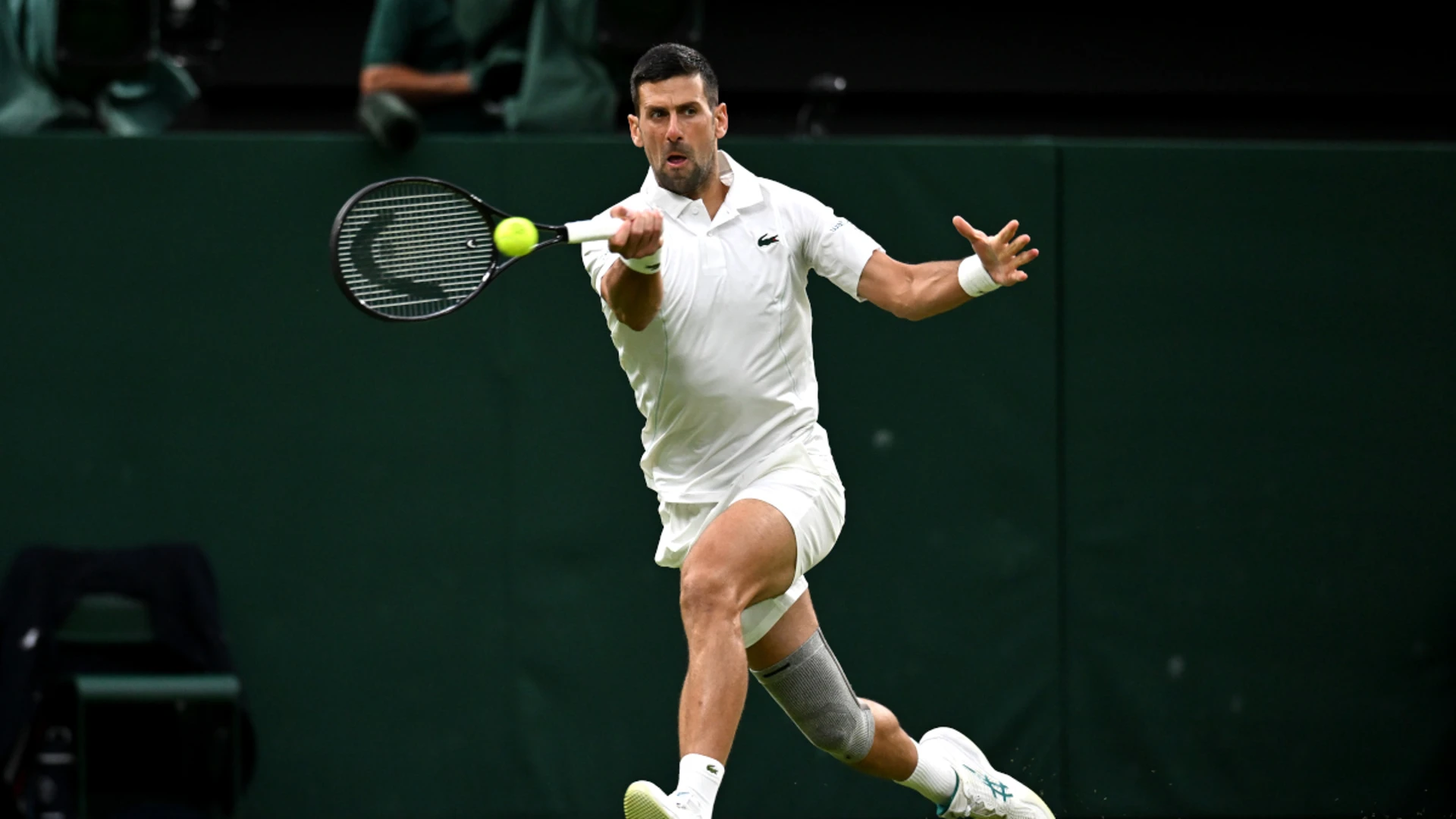 Djokovic into Wimbledon fourth round for 16th time
