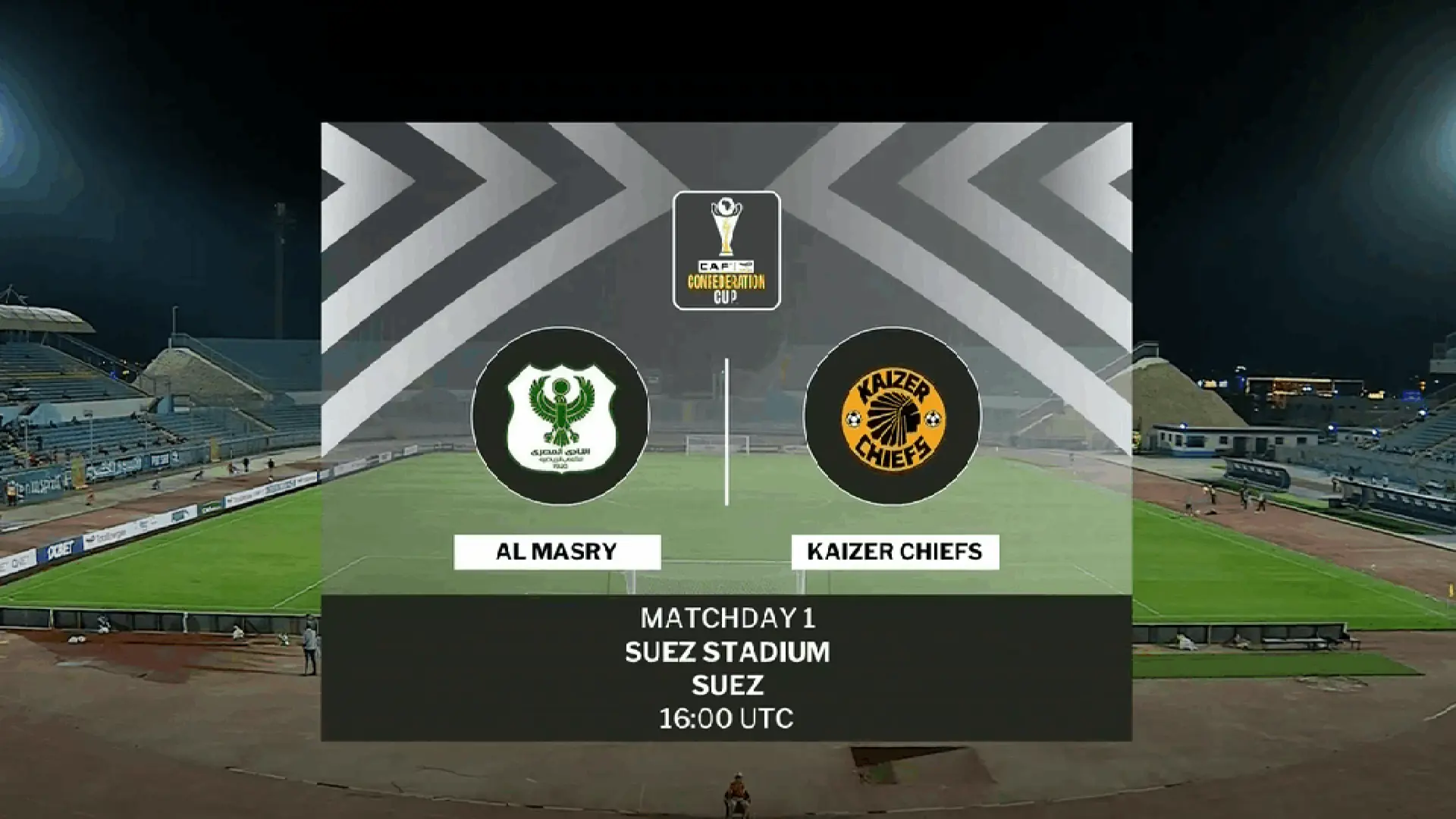 Al-Masry SC v Kaizer Chiefs | Match Highlights | CAF Confederation Cup