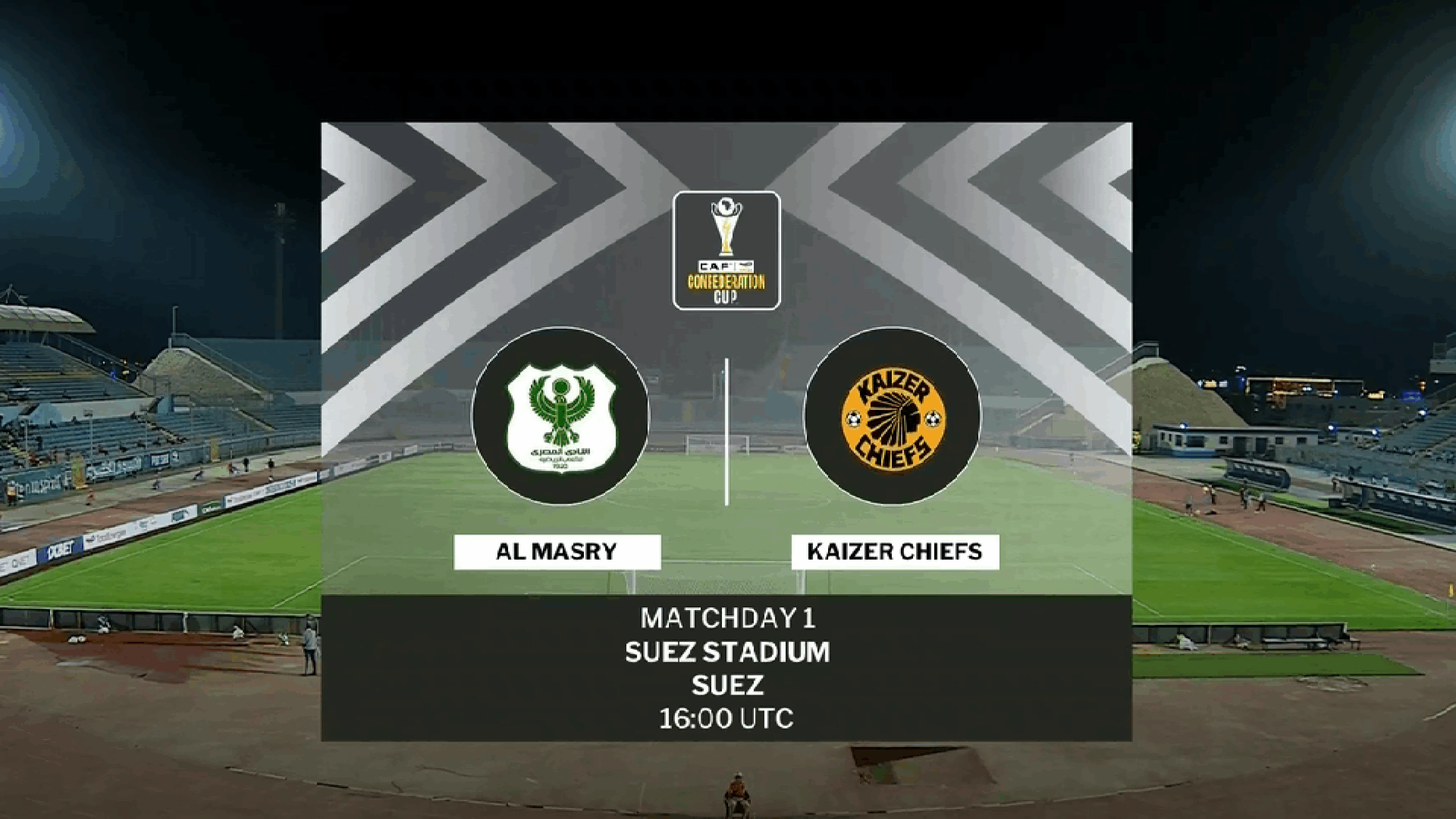 Al-Masry SC v Kaizer Chiefs | Match Highlights | CAF Confederation Cup