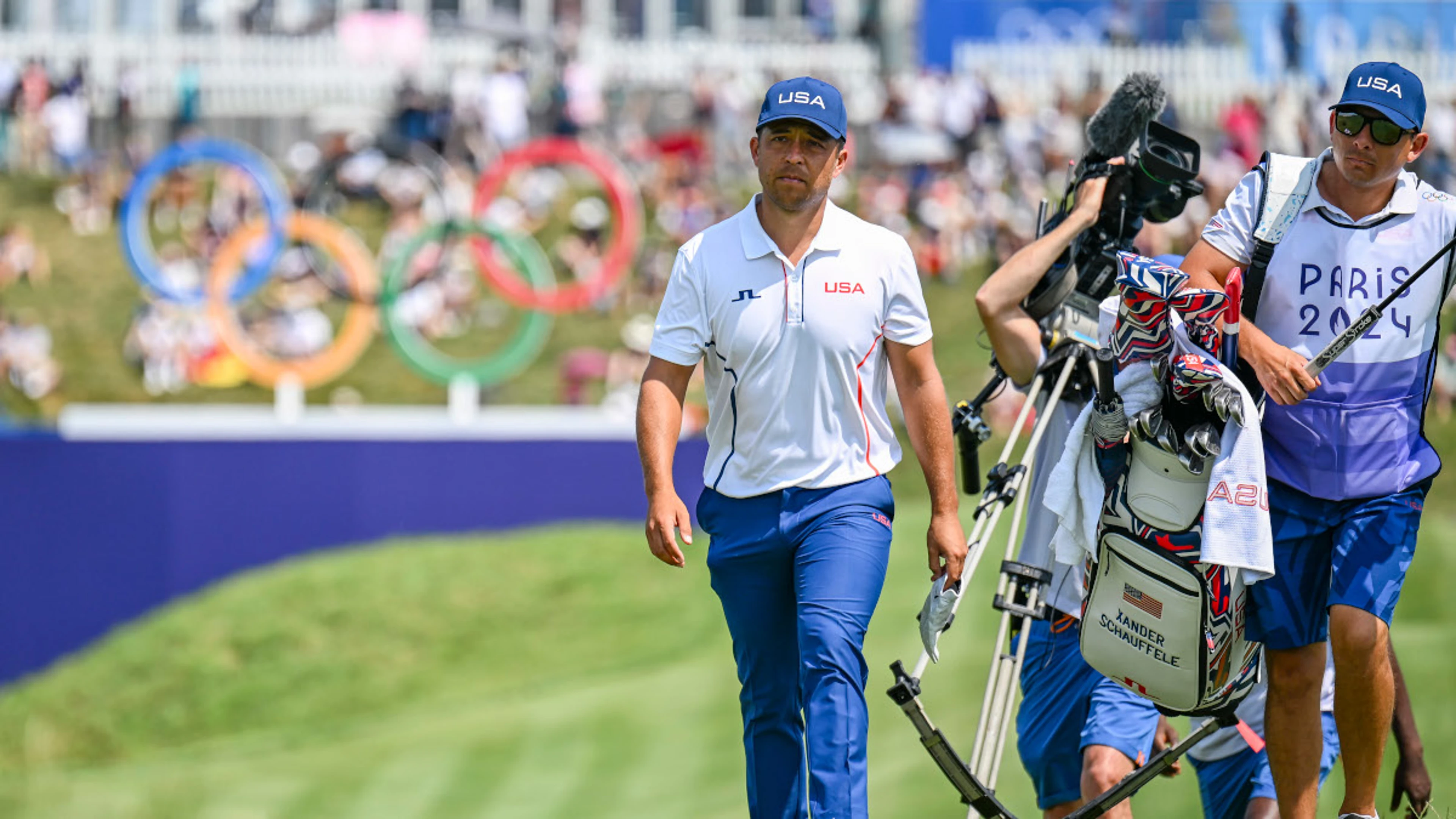 Matsuyama drops into tie for Olympic lead with Schauffele, Fleetwood