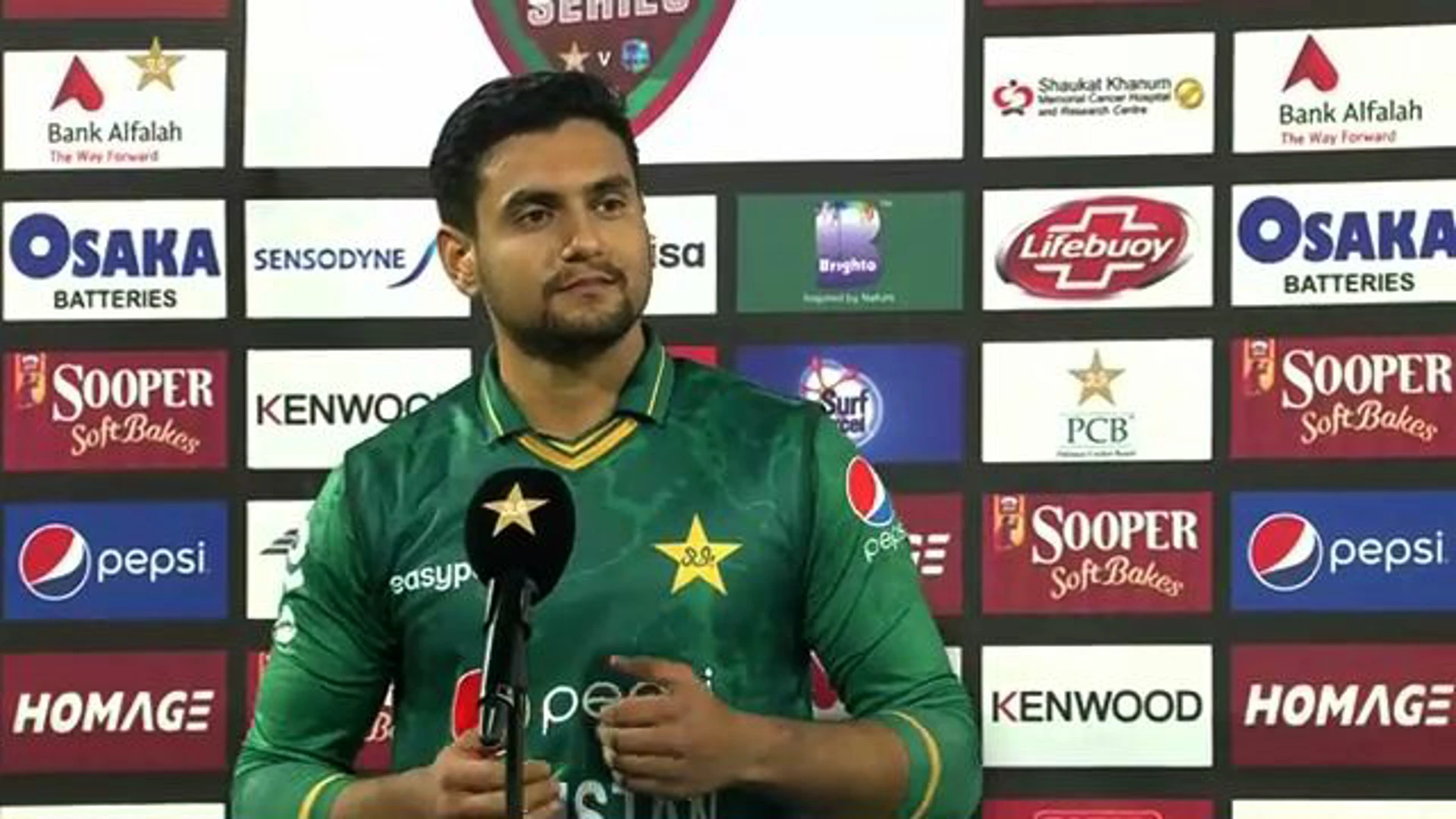 Pakistan v West Indies 1st T20 | Post-match interview with Haider Ali