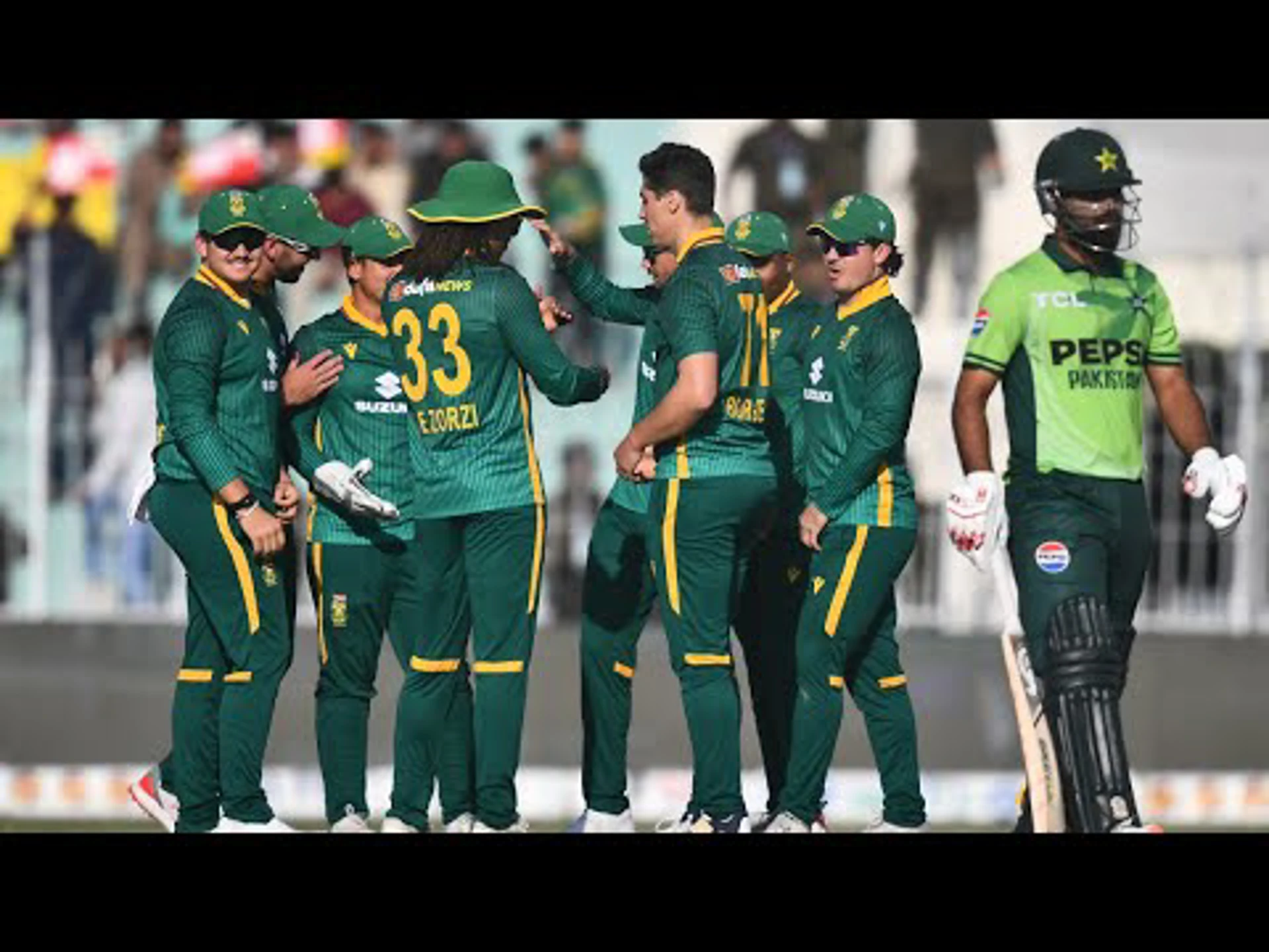 Nandre Burger 4 wickets | Pakistan v South Africa | 2nd ODI