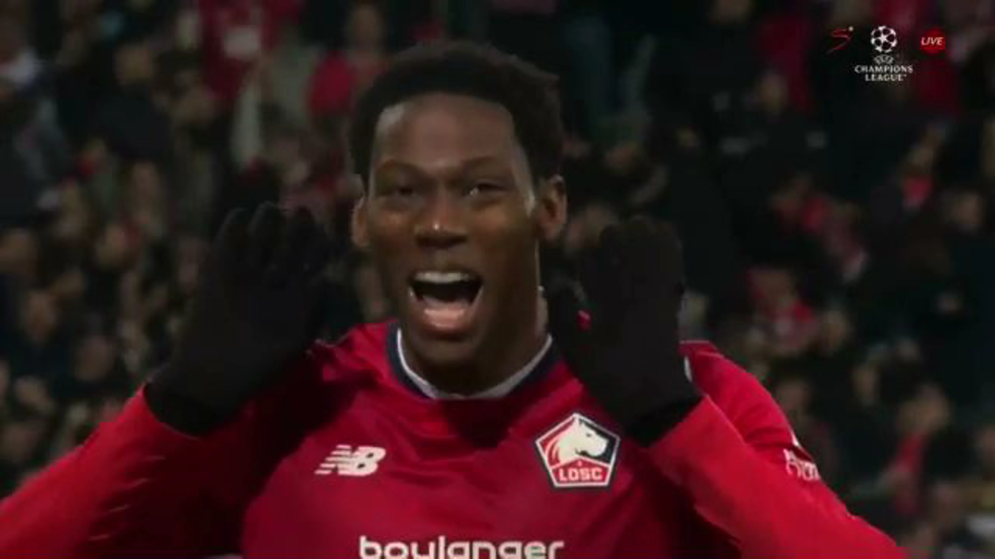 Jonathan David Goal | Lille v Dortmund | UEFA Champions League Round of 16