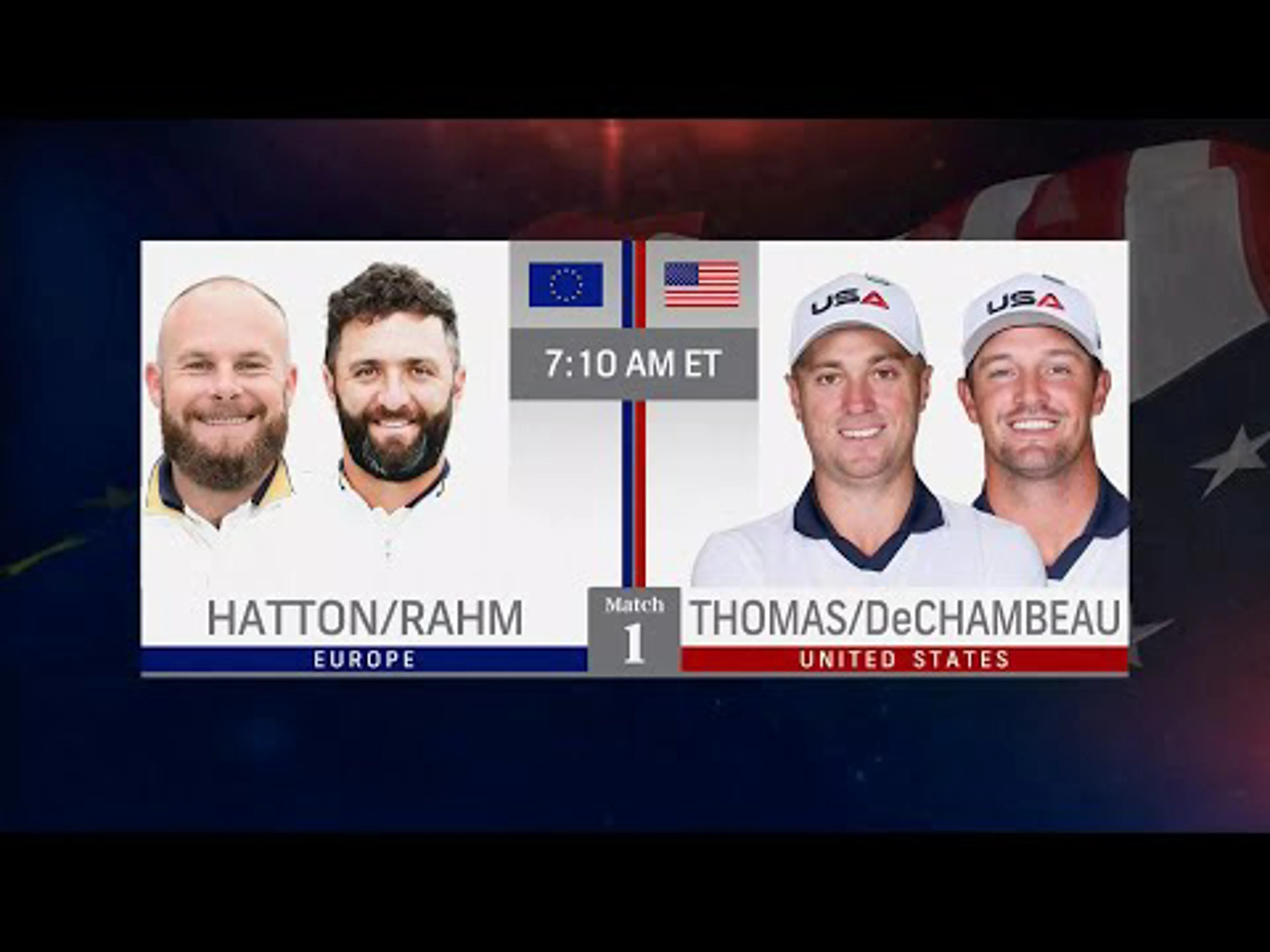 Day One Teams Announcement | Ryder Cup
