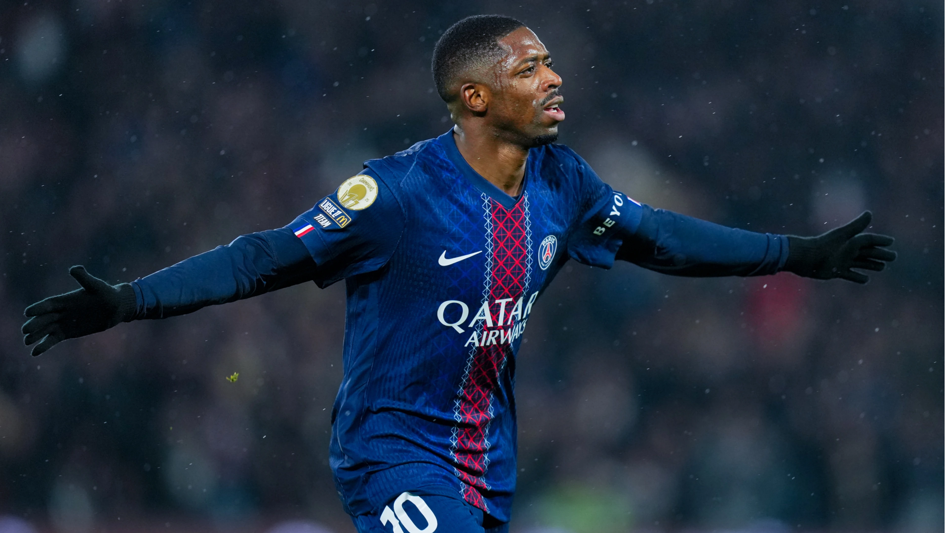 'Magical' Dembele brace fires Paris Saint-Germain top in France