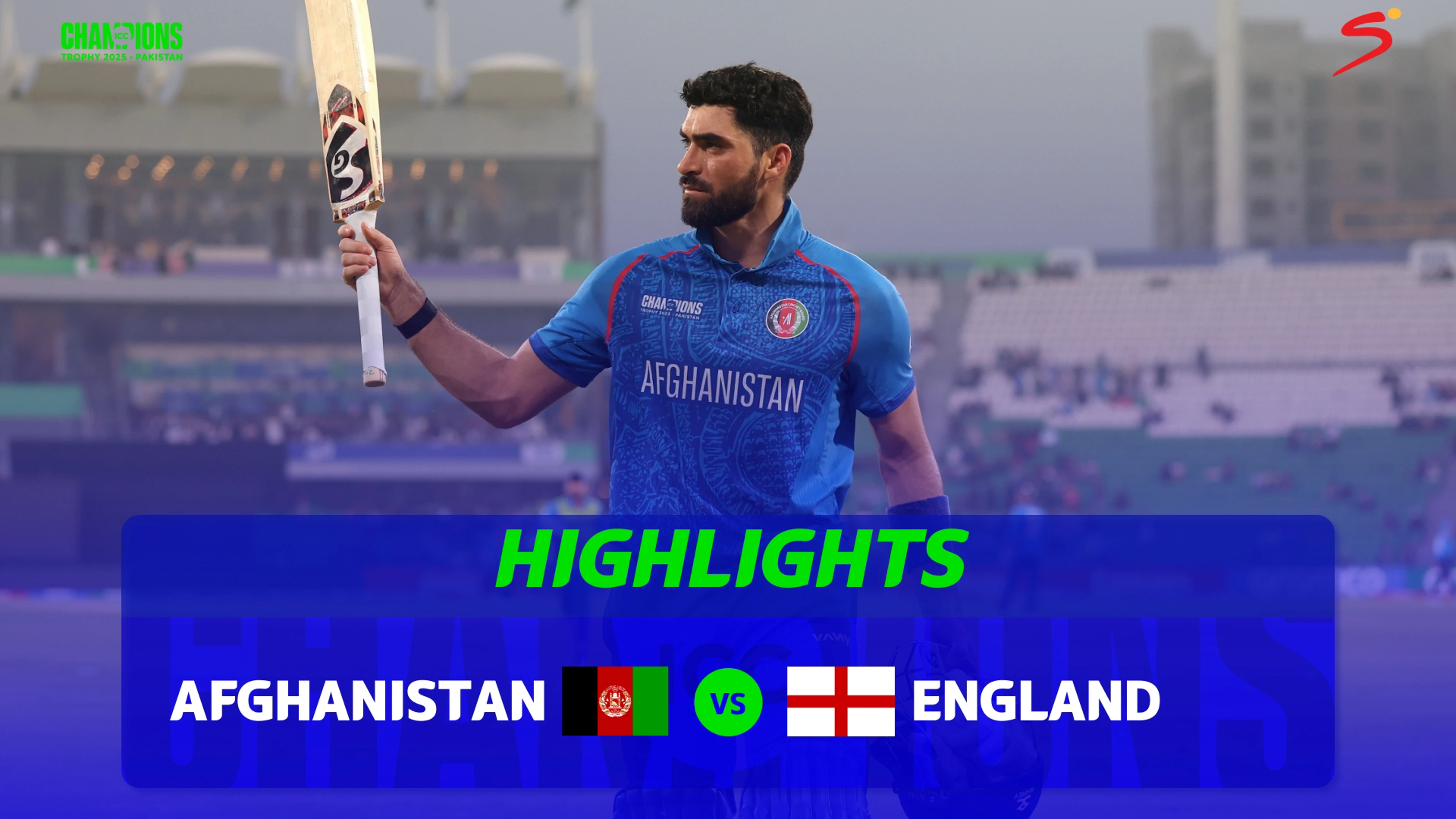 Afghanistan v England | Match Highlights | ICC Champions Trophy