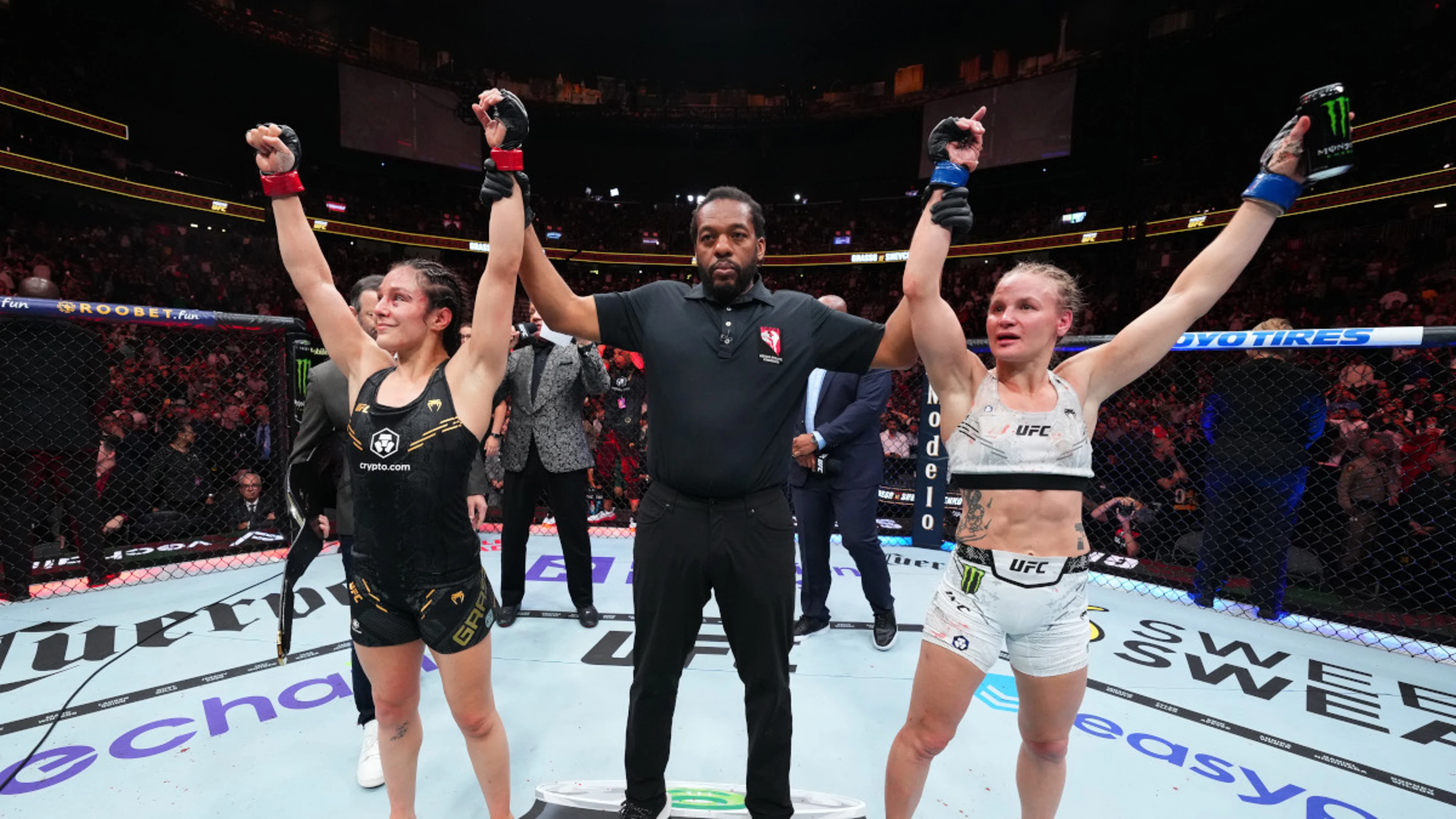 Grasso, Shevchenko fight to draw at UFC Fight Night