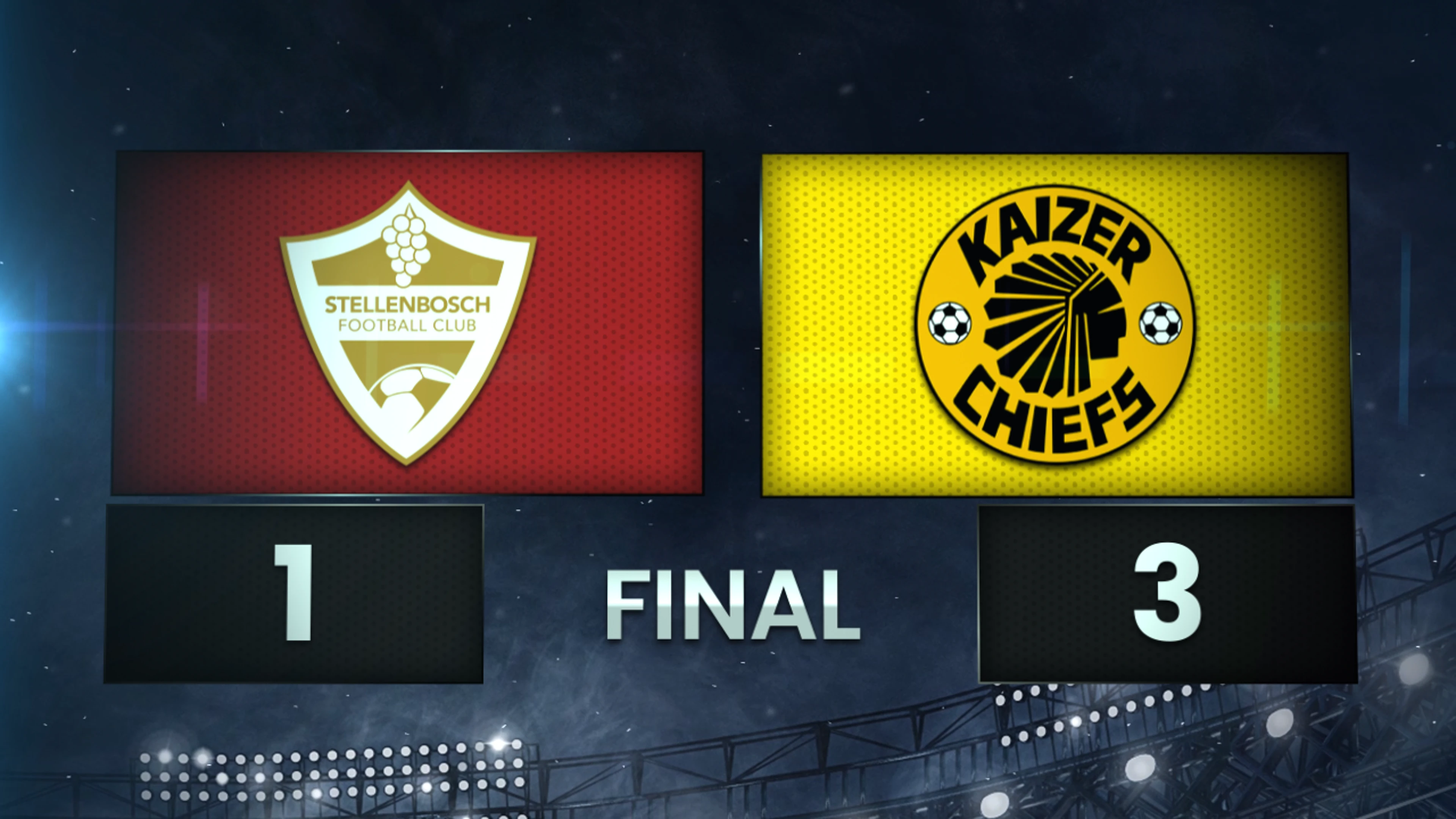 Stellenbosch v Kaizer Chiefs | Match in 3 Minutes | Nedbank Cup | Quarter-Finals