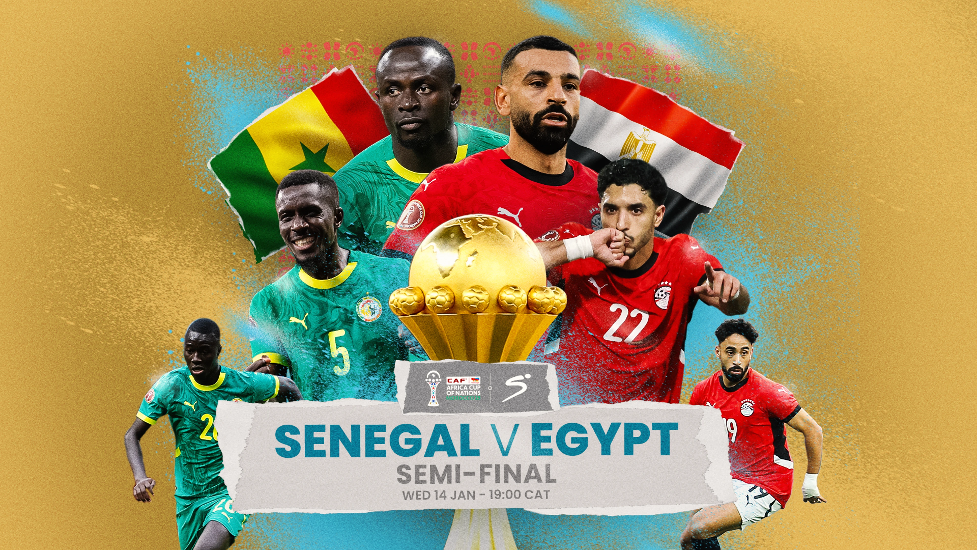 Salah and Mane meet again with AFCON final place on the line
