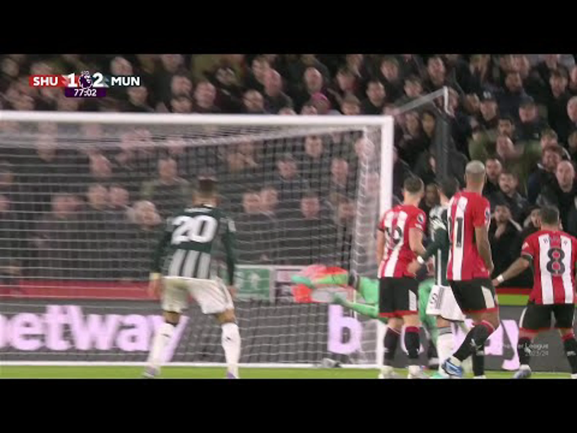 Diogo Dalot | 77ᵗʰ Minute Spectacular Goal v Sheffield United