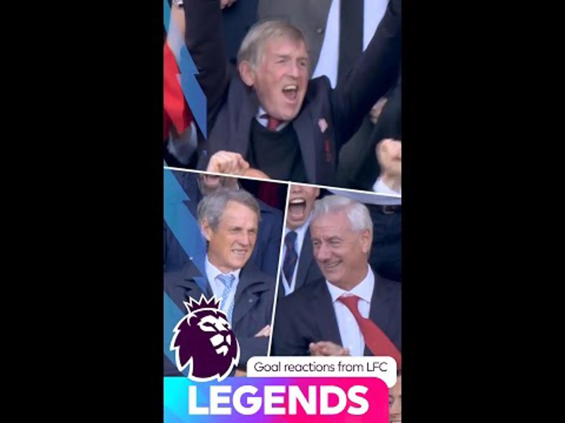 Legends Cam | Dalglish, Hansen and Rush react to Liverpool goals against Spurs!