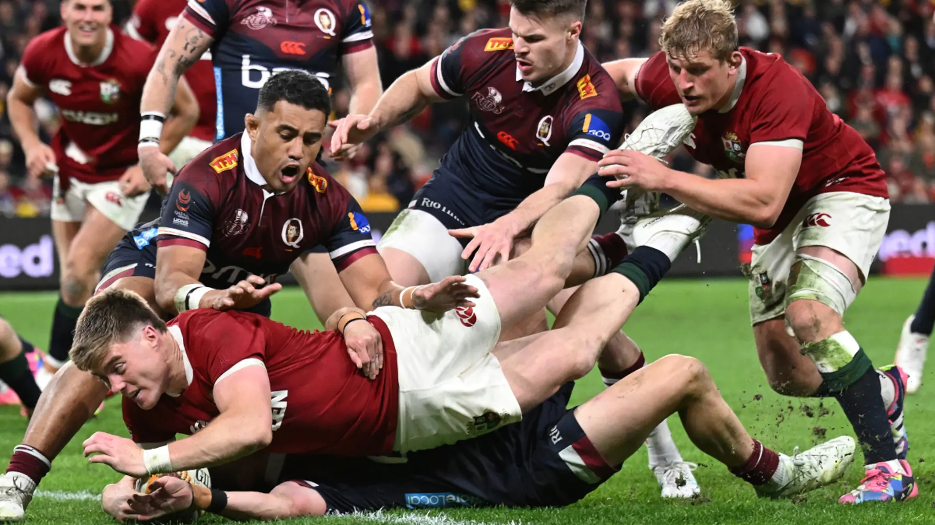 Freeman at the double as Lions sweep past Queensland Reds