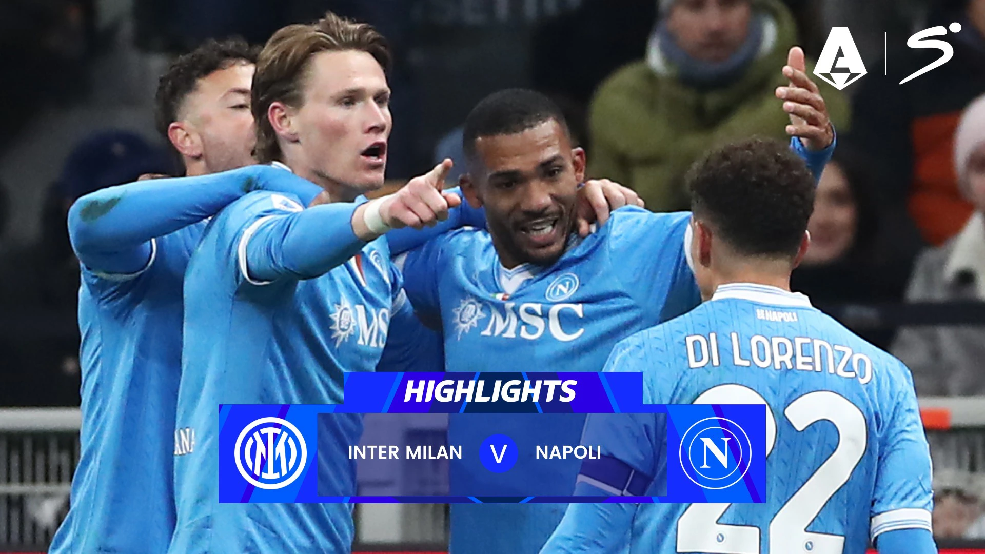 Inter Milan v Napoli | Match Highlights | Italian Serie A