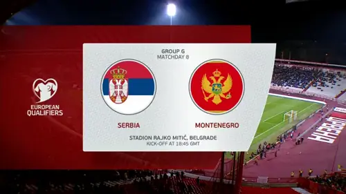 Serbia v Montenegro | Match Highlights | UEFA Euro 2024 Qualifier