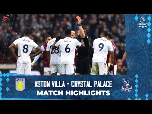 Premier League Aston Villa V Crystal Palace Match In 3 Minutes