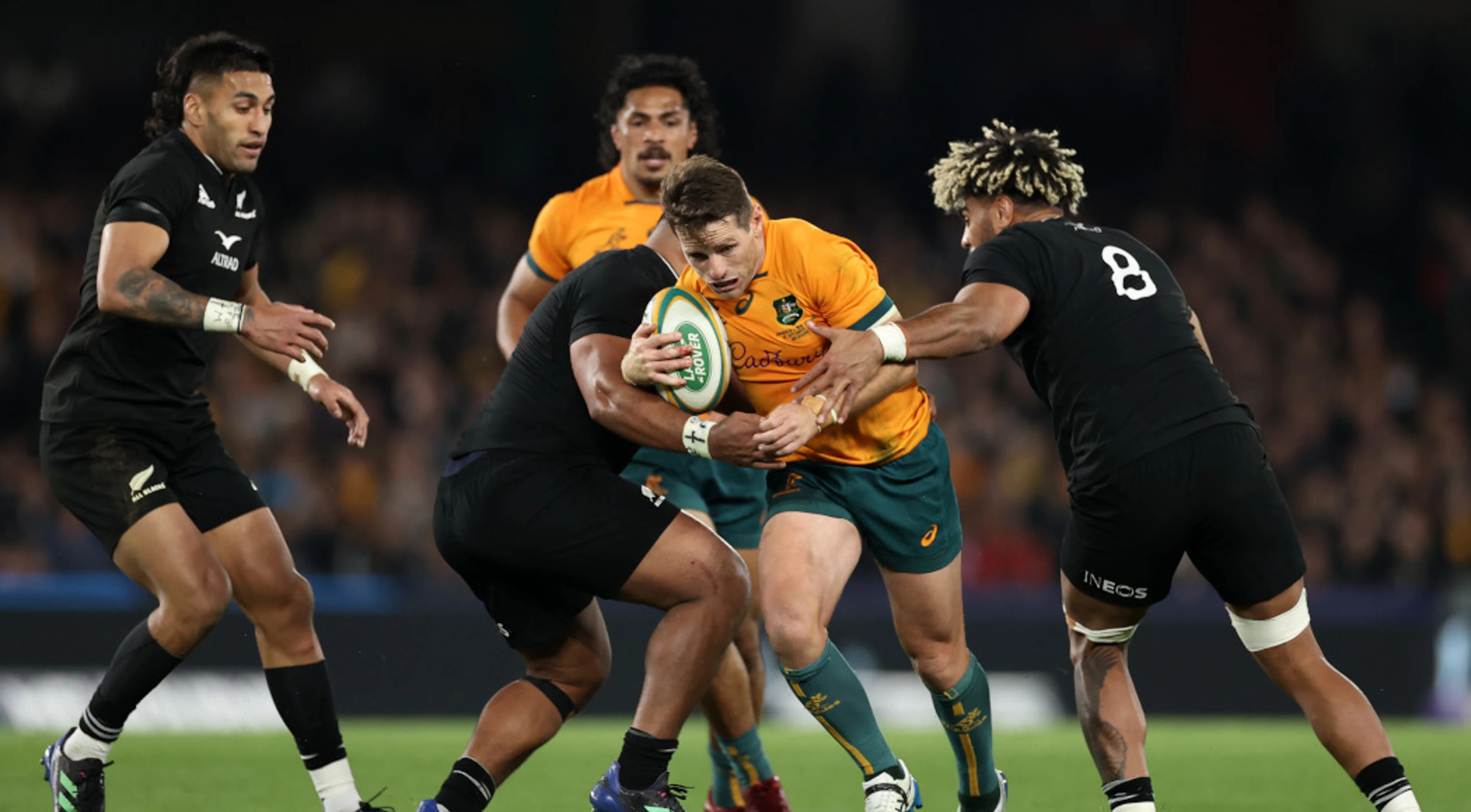 Wallaby Foley denies time-wasting, 'disappointed' with All Blacks coach