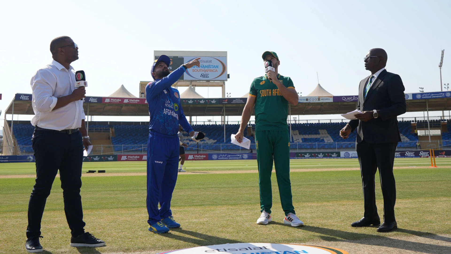 South Africa have won the toss and will bat first