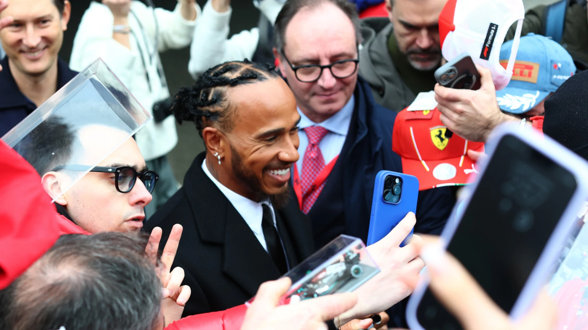 NEW ERA: Hamilton realises his dream of racing for Ferrari