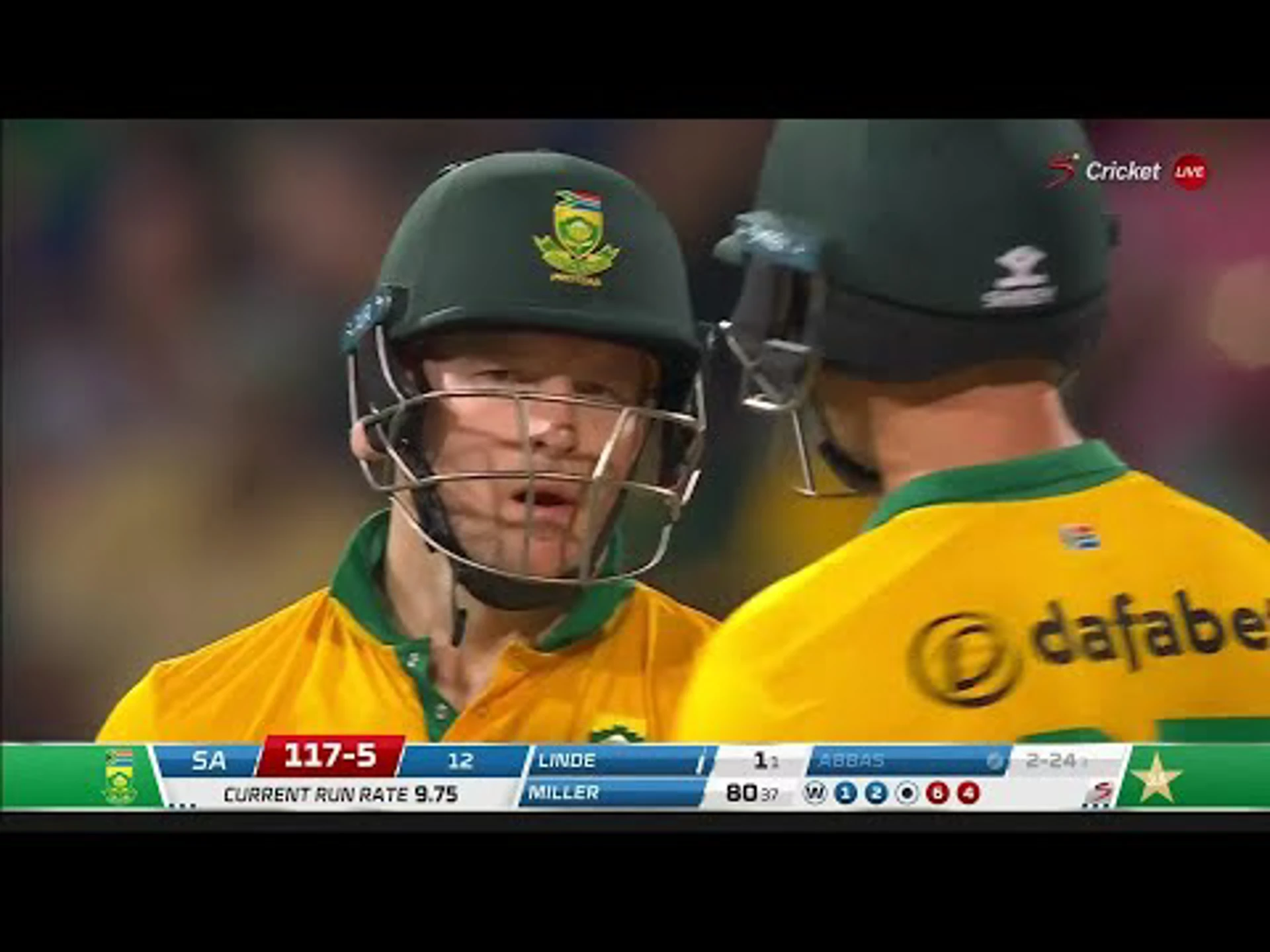 David Miller 82 runs | South Africa v Pakistan | 1st T20i