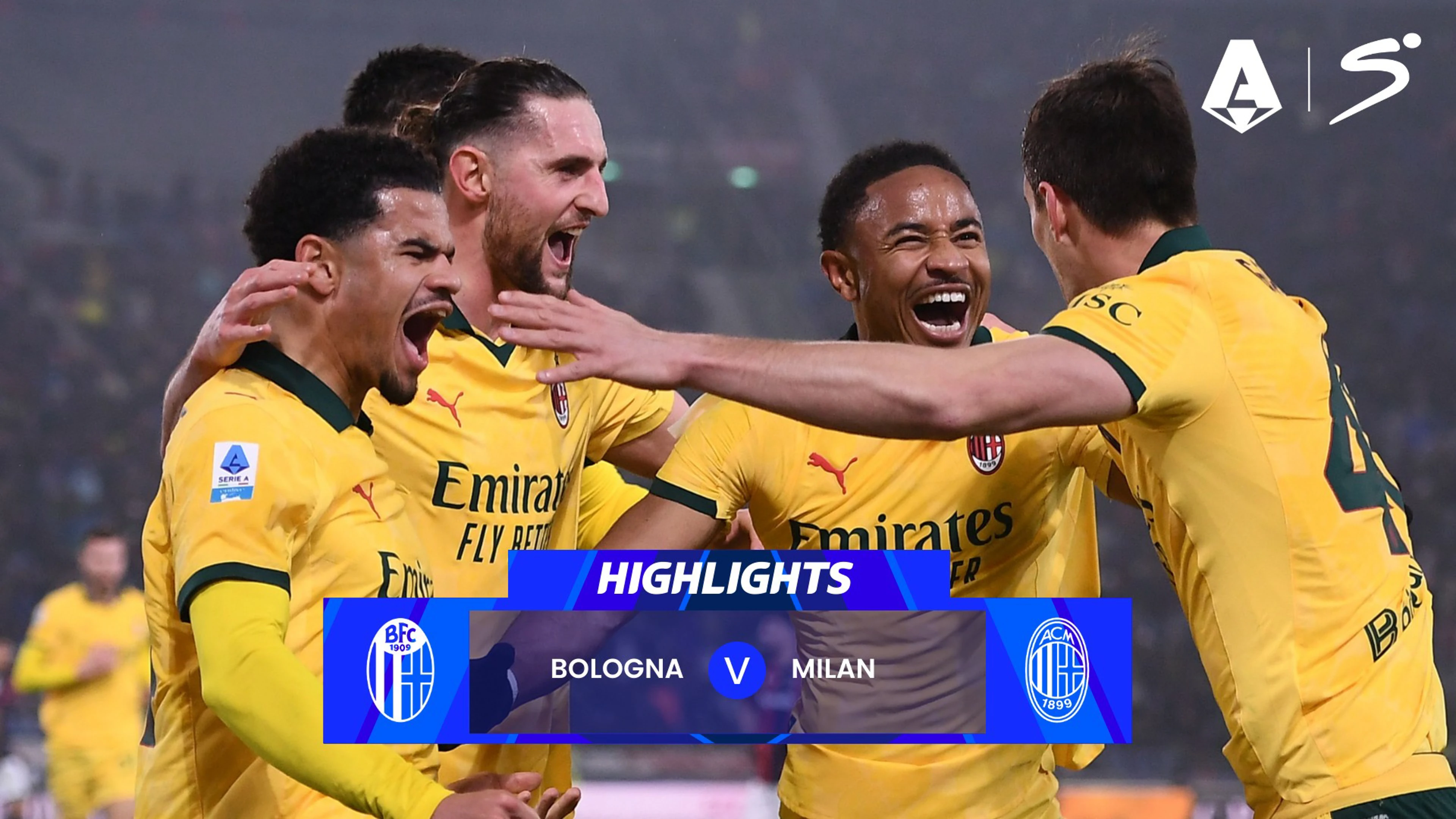 Bologna v AC Milan | Match Highlights | Italian Serie A