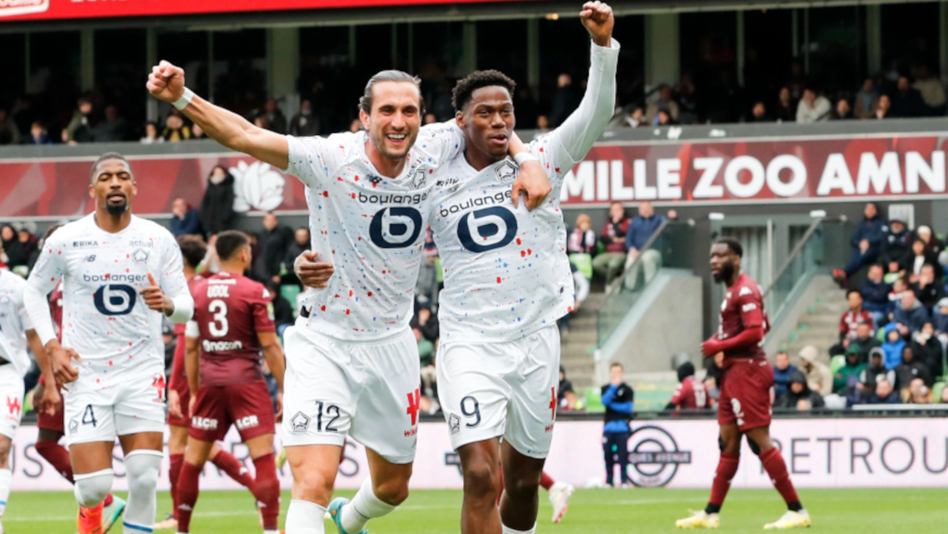 Lille beat struggling Metz, Brest win triller at Rennes