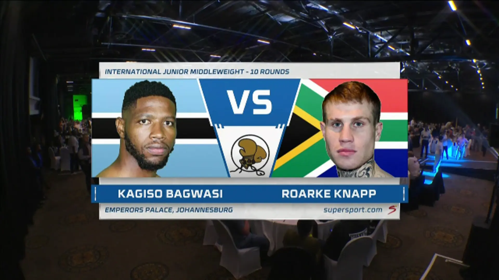 Kagiso Bagwasi v Roarke Knapp | International Junior Middleweight | Highlights | Golden Gloves