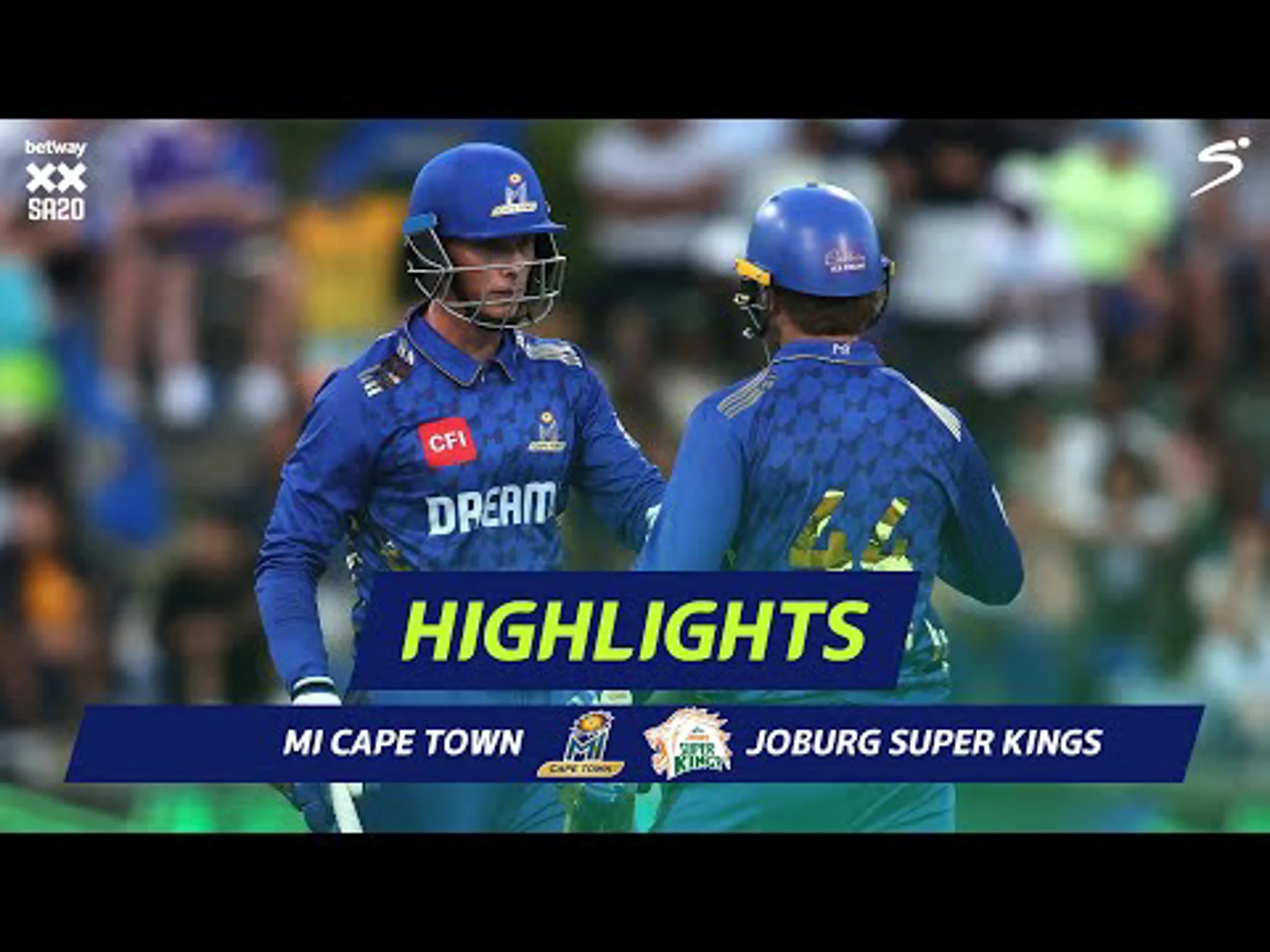 MI Cape Town v Joburg Super Kings | Short Highlights | Betway SA20