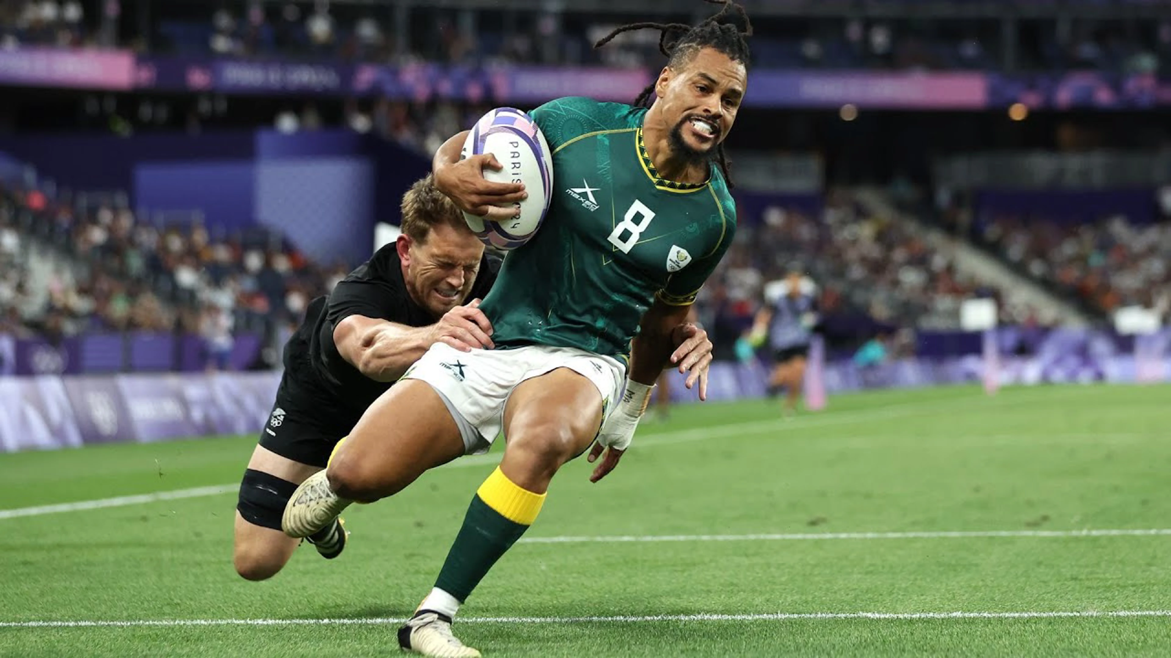 New Zealand v South Africa | QF1 Highlights | Olympics Rugby Sevens, Paris 2024 