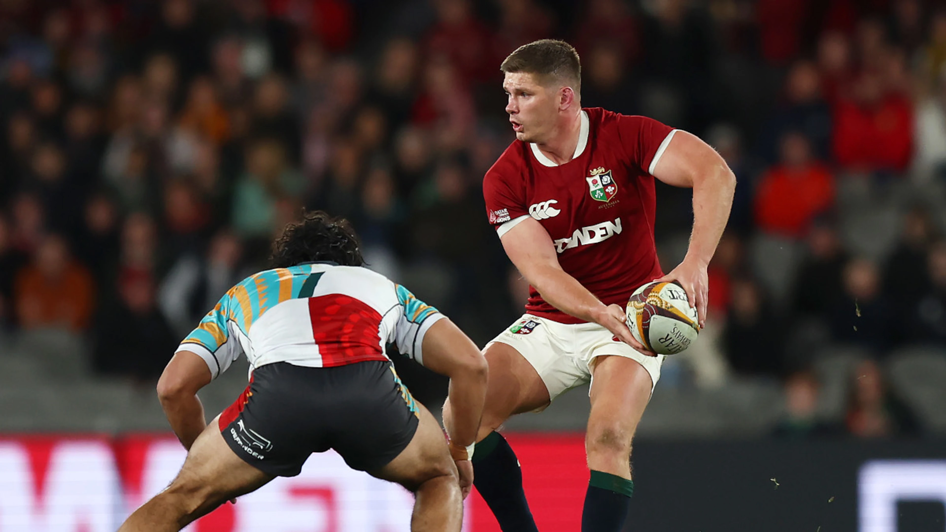 Owen Farrell named on bench for revamped Lions in second test