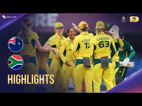 Australia W v South Africa W | Match Highlights | ICC Women's CWC 2025