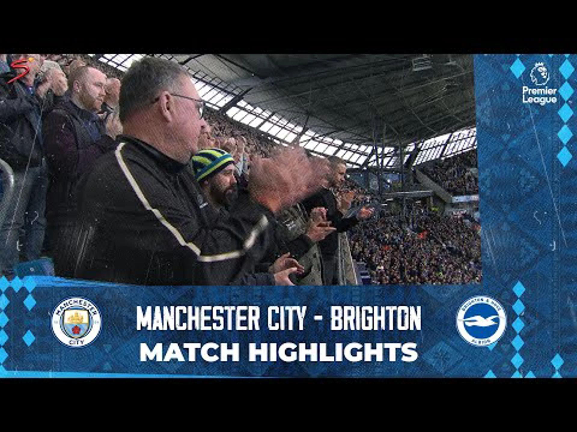 Manchester City v Brighton | Match in 3 Minutes | Premier League | Highlights