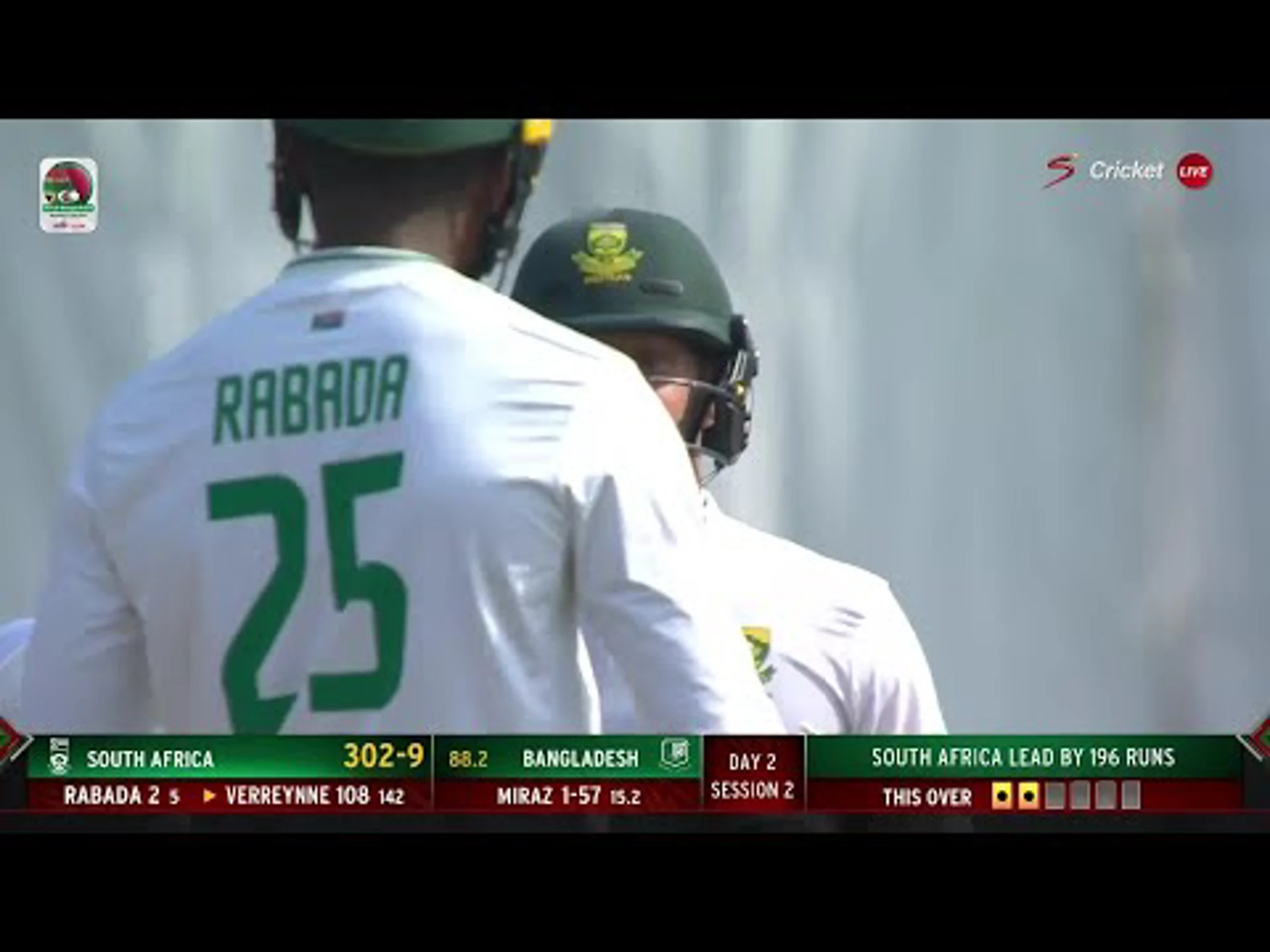 Bangladesh v South Africa | 1st Test | 2nd day | Kyle Verreynne 114