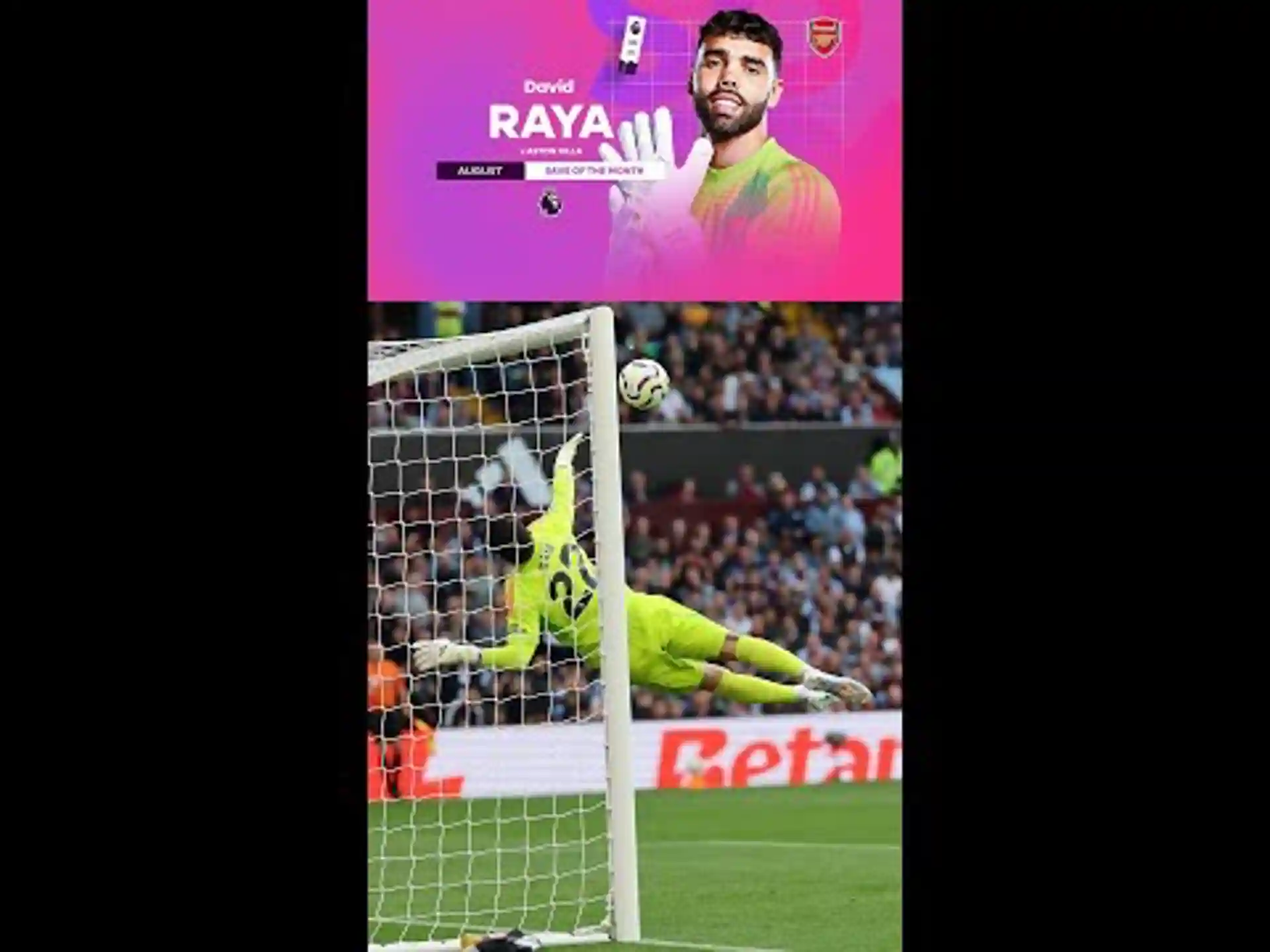 Raya wins August Save of the Month!