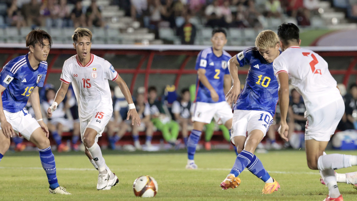 Japan cruise past Myanmar in World Cup qualifying