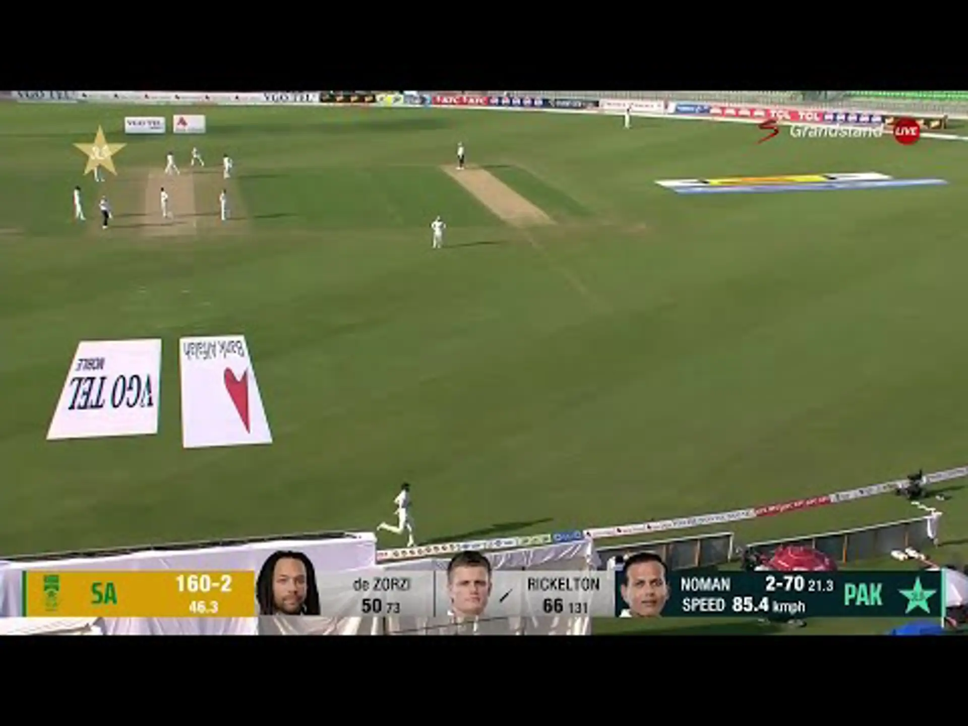 Pakistan v South Africa | 1st Test | 2nd innings | Ryan Rickelton 71