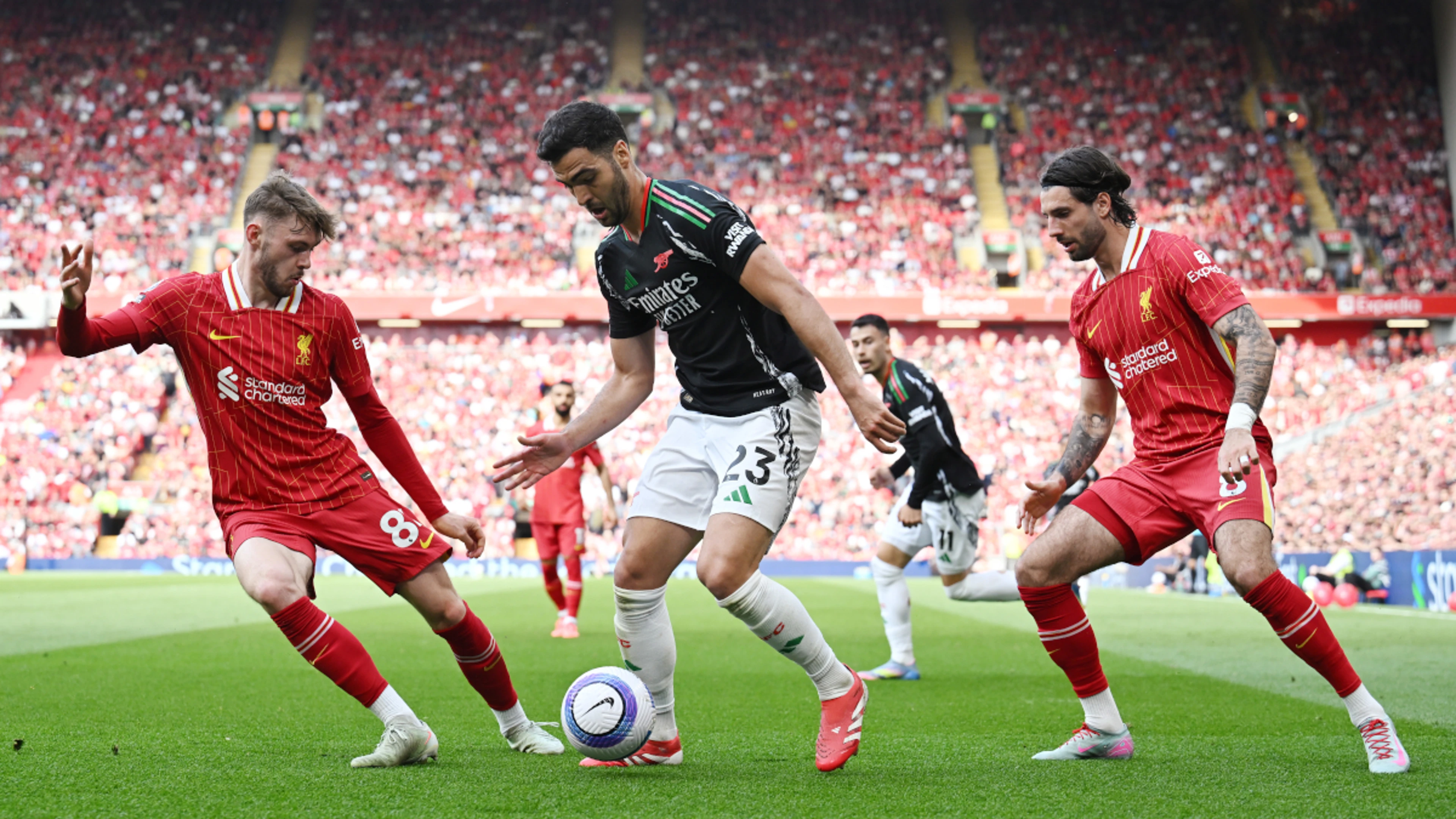 Arsenal hit back to rescue valuable draw at Liverpool