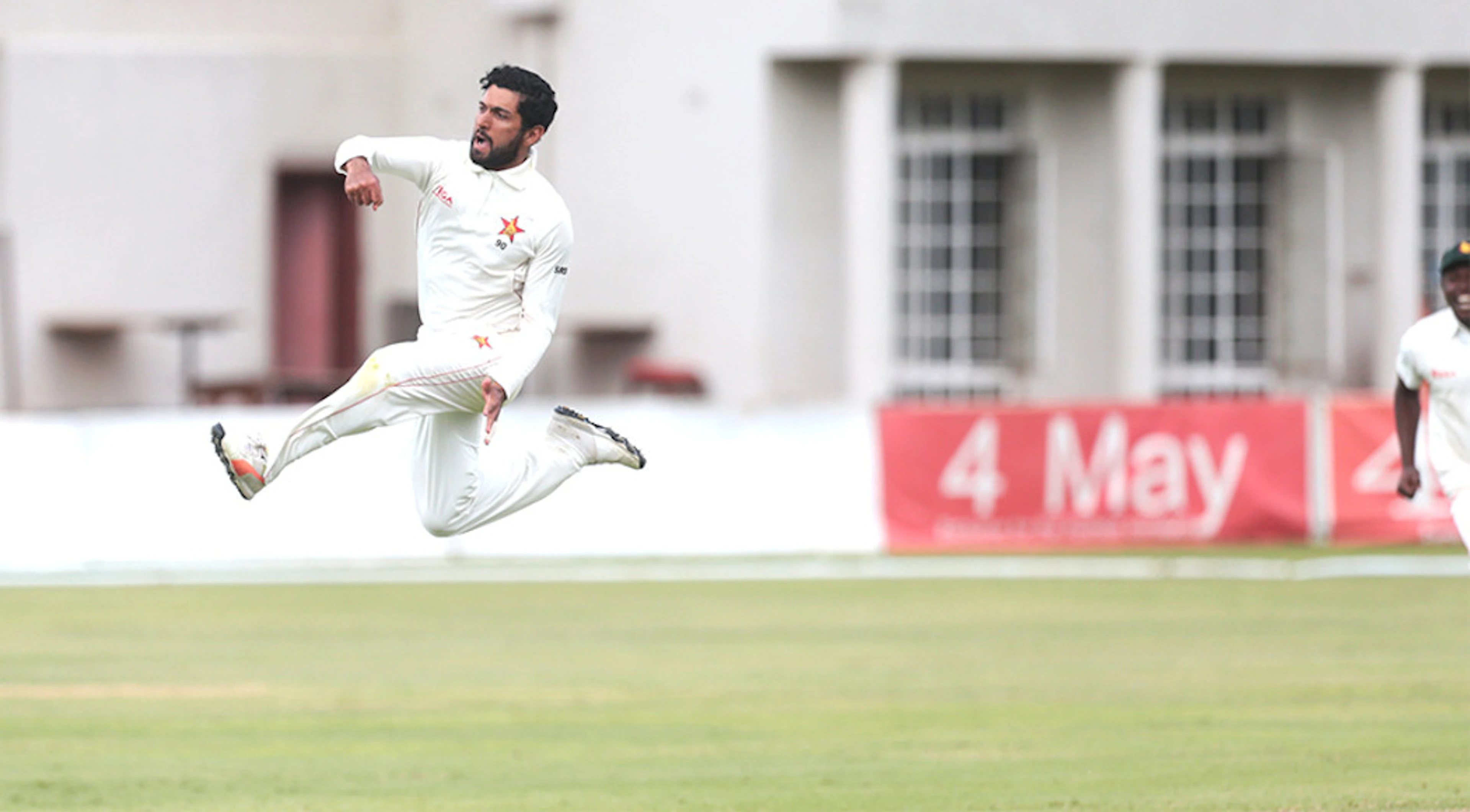 Raza takes career-best seven wickets as Zim grab control