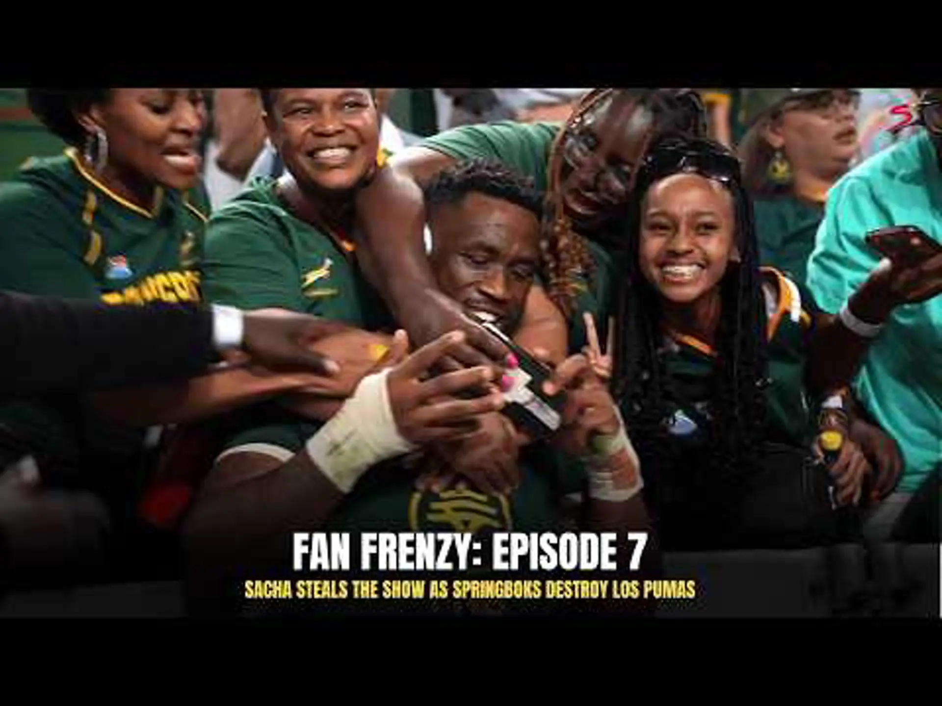 SACHA STEALS THE SHOW IN DURBAN ✨🇿🇦 | Springboks vs Argentina | Fan Frenzy Ep.7