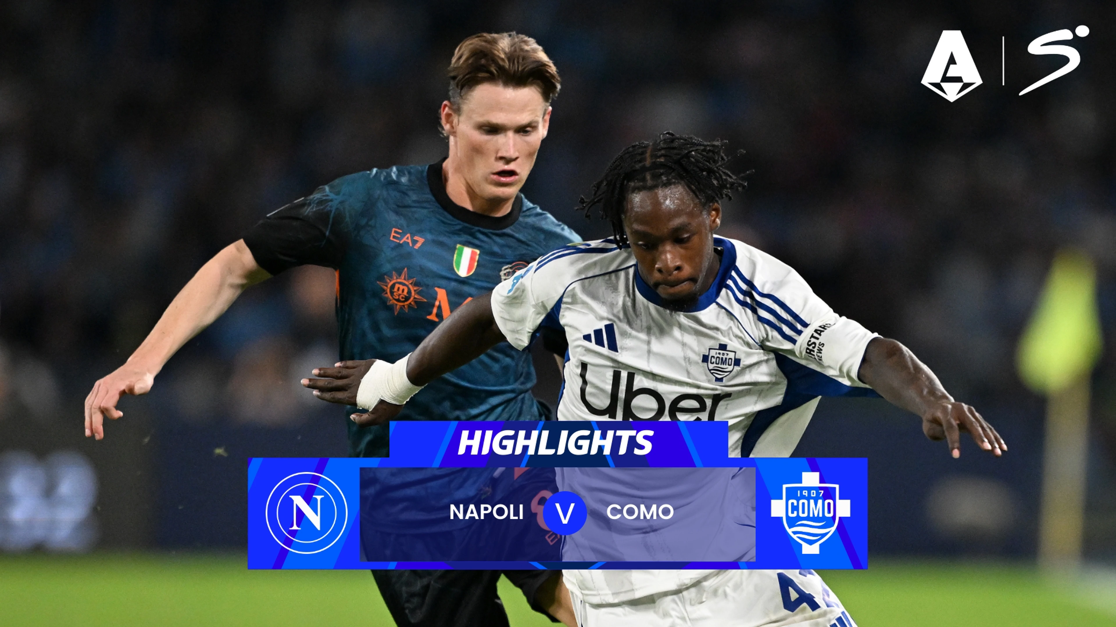 Napoli v Como | Match Highlights | Italian Serie A Matchday 10