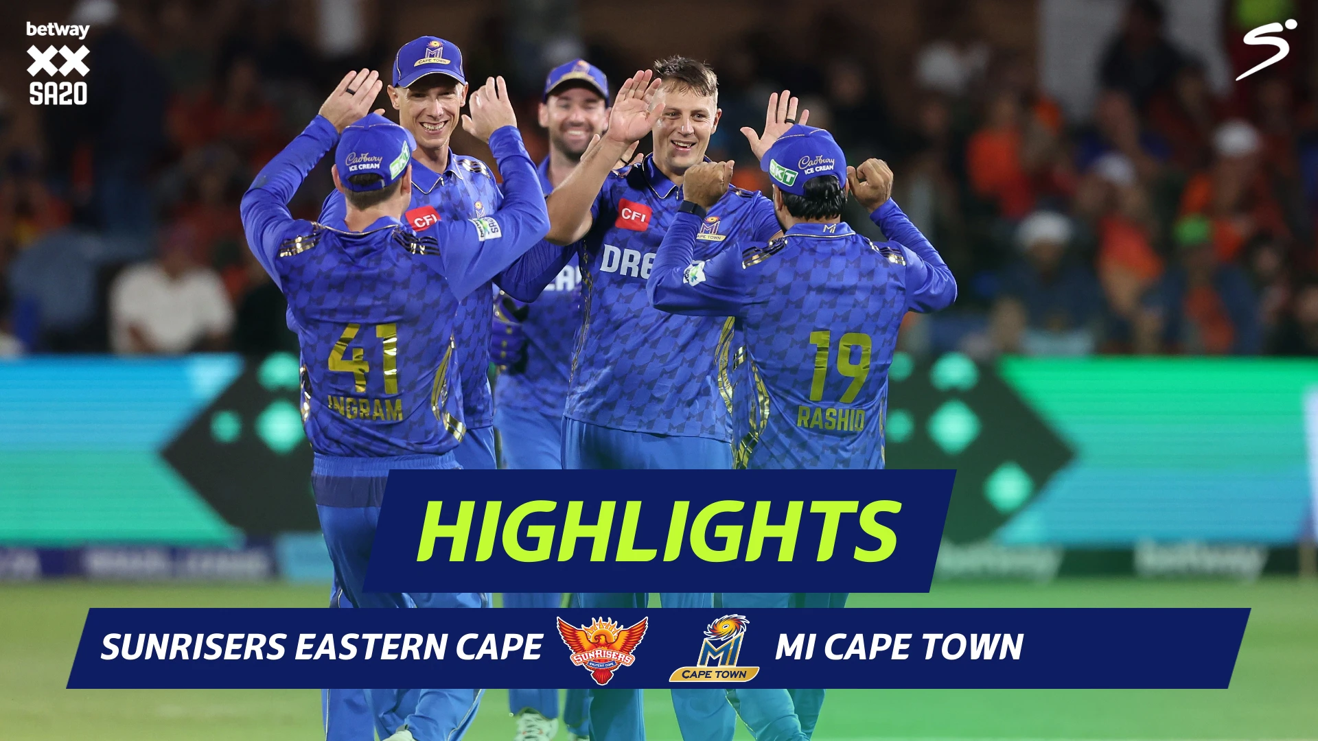 Sunrisers Eastern Cape v MI Cape Town | Short Highlights | Betway SA20