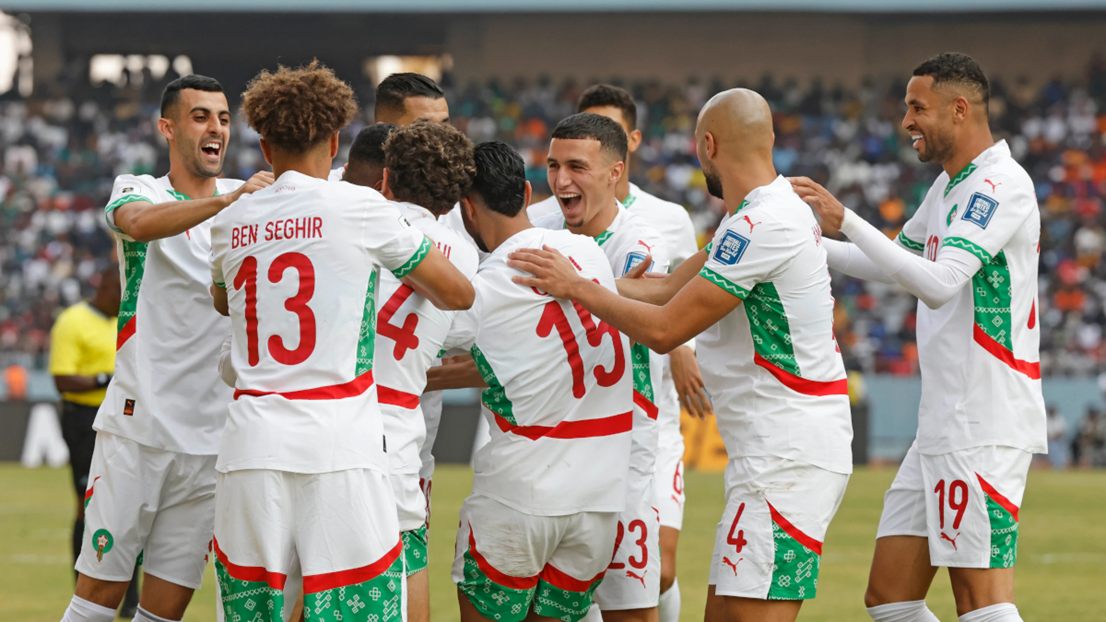 Morocco make it seven wins from seven in Group E