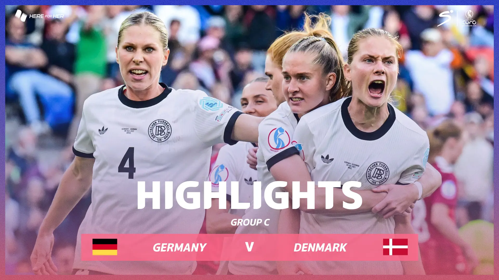 Germany v Denmark | Match Highlights | UEFA Women's Euro