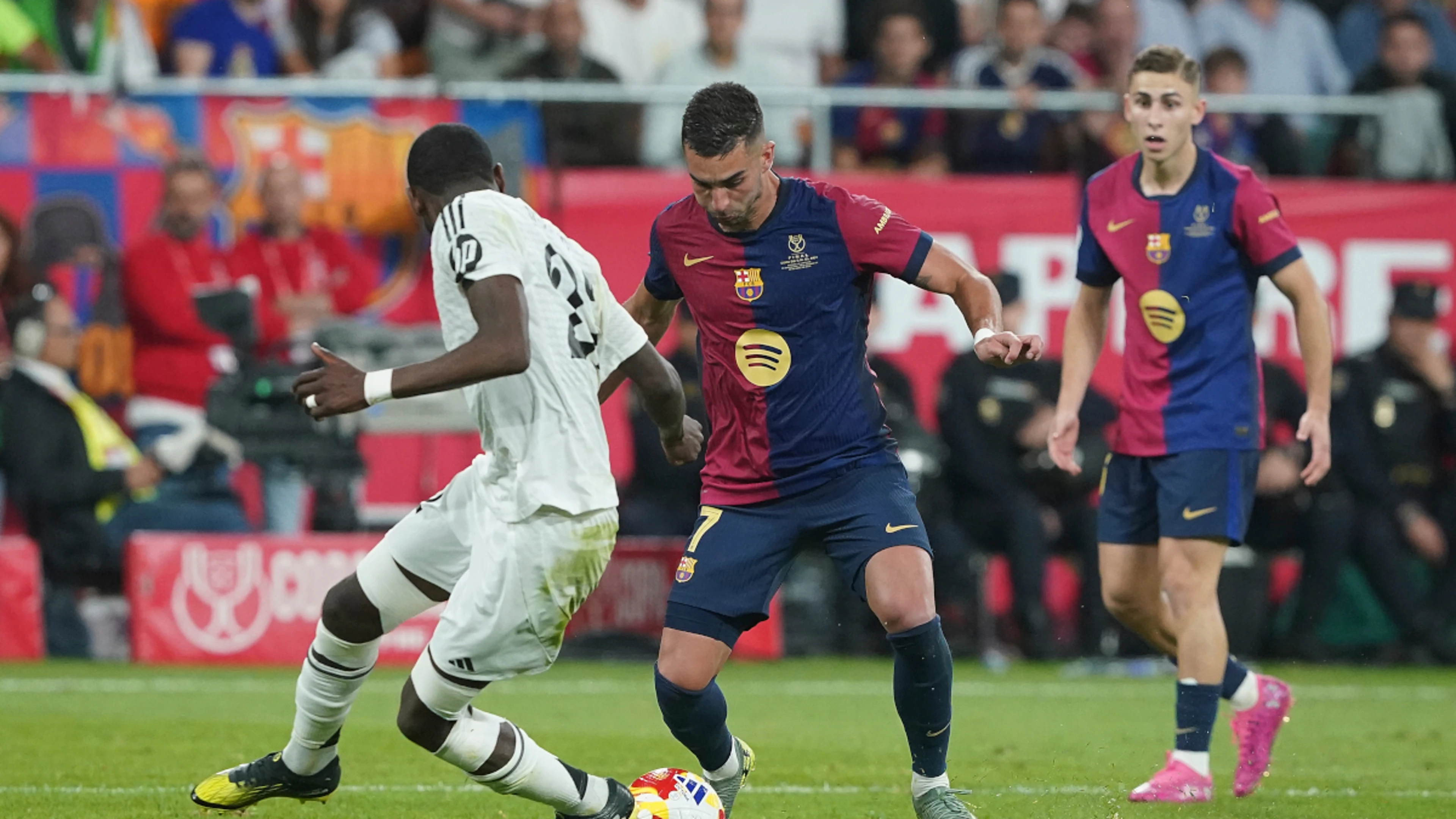 Rudiger apologises after raging at referee in Real's cup final loss to Barca