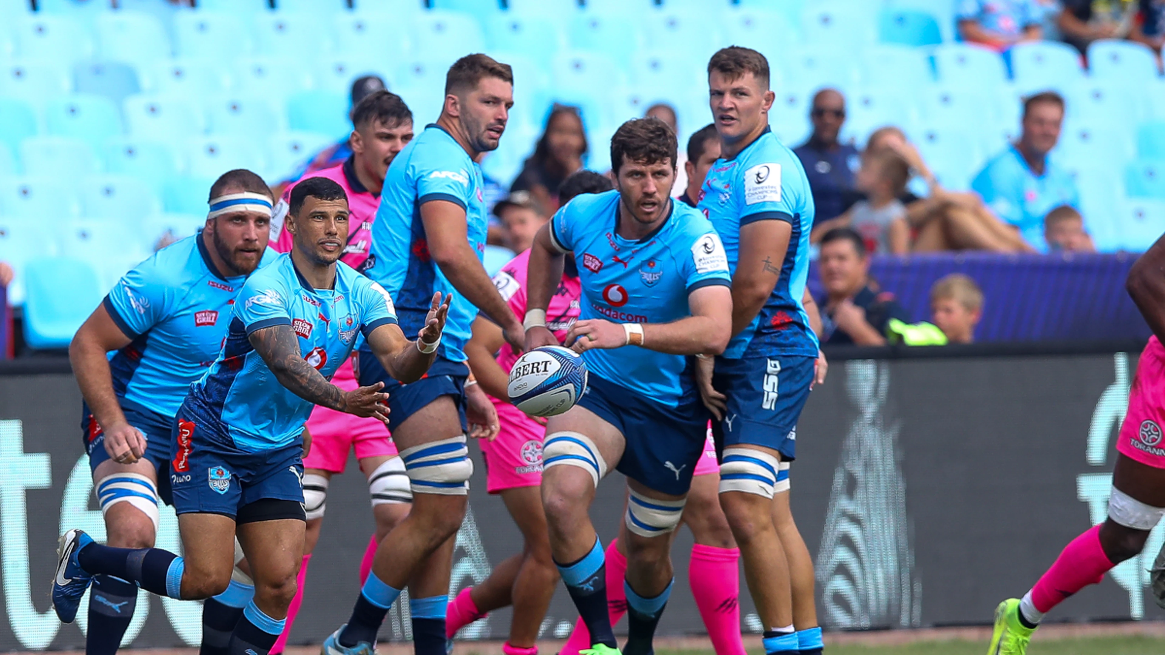 Bulls answer their critics with seven-try whipping