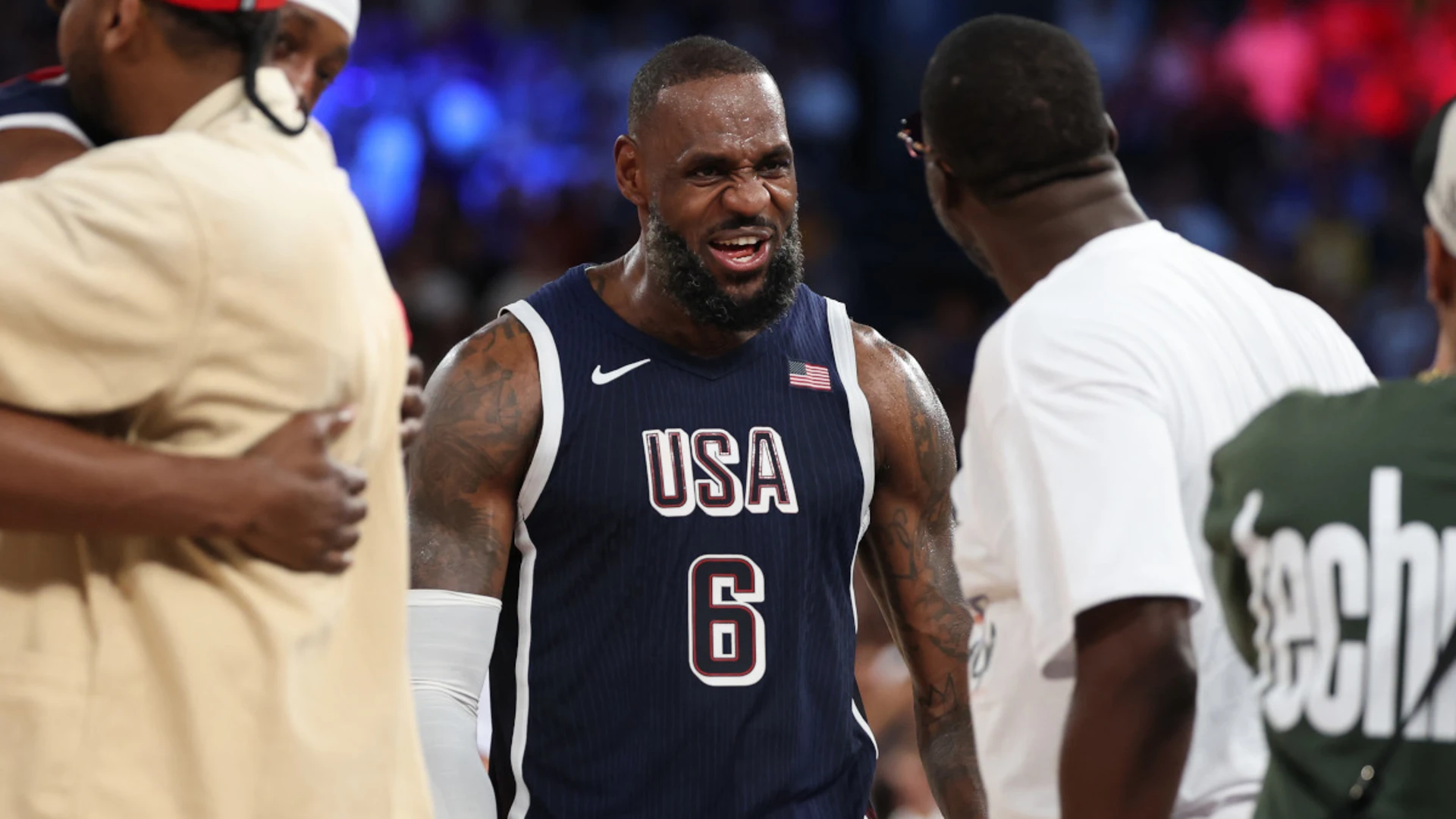 LeBron James | Top plays v France | Men's Olympics Basketball, Paris 2024