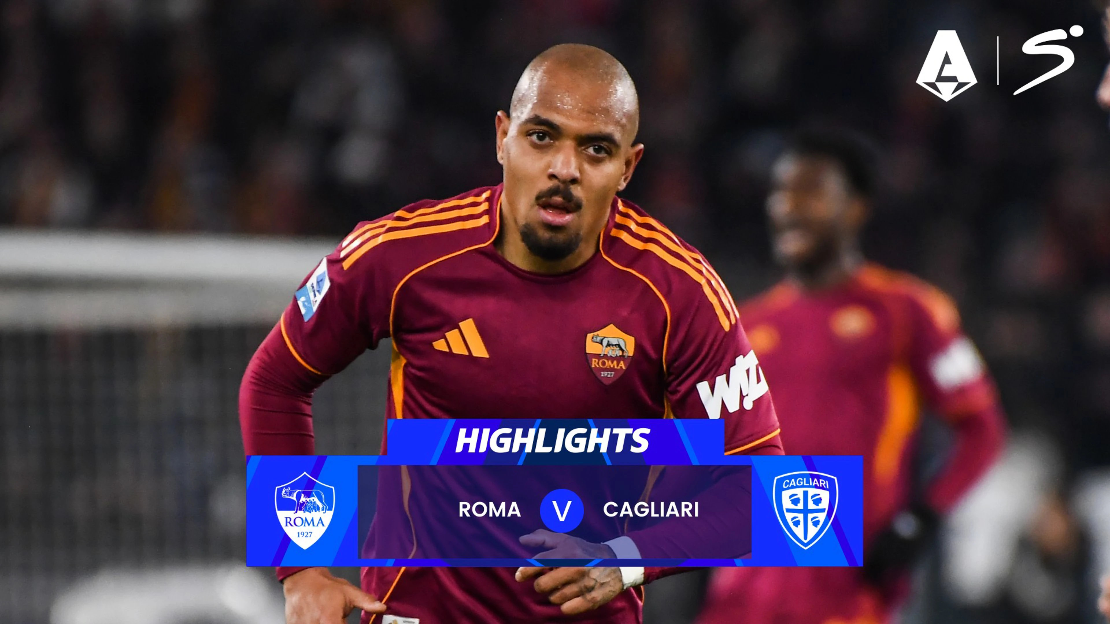 Roma v Cagliari | Match Highlights | Italian Serie A