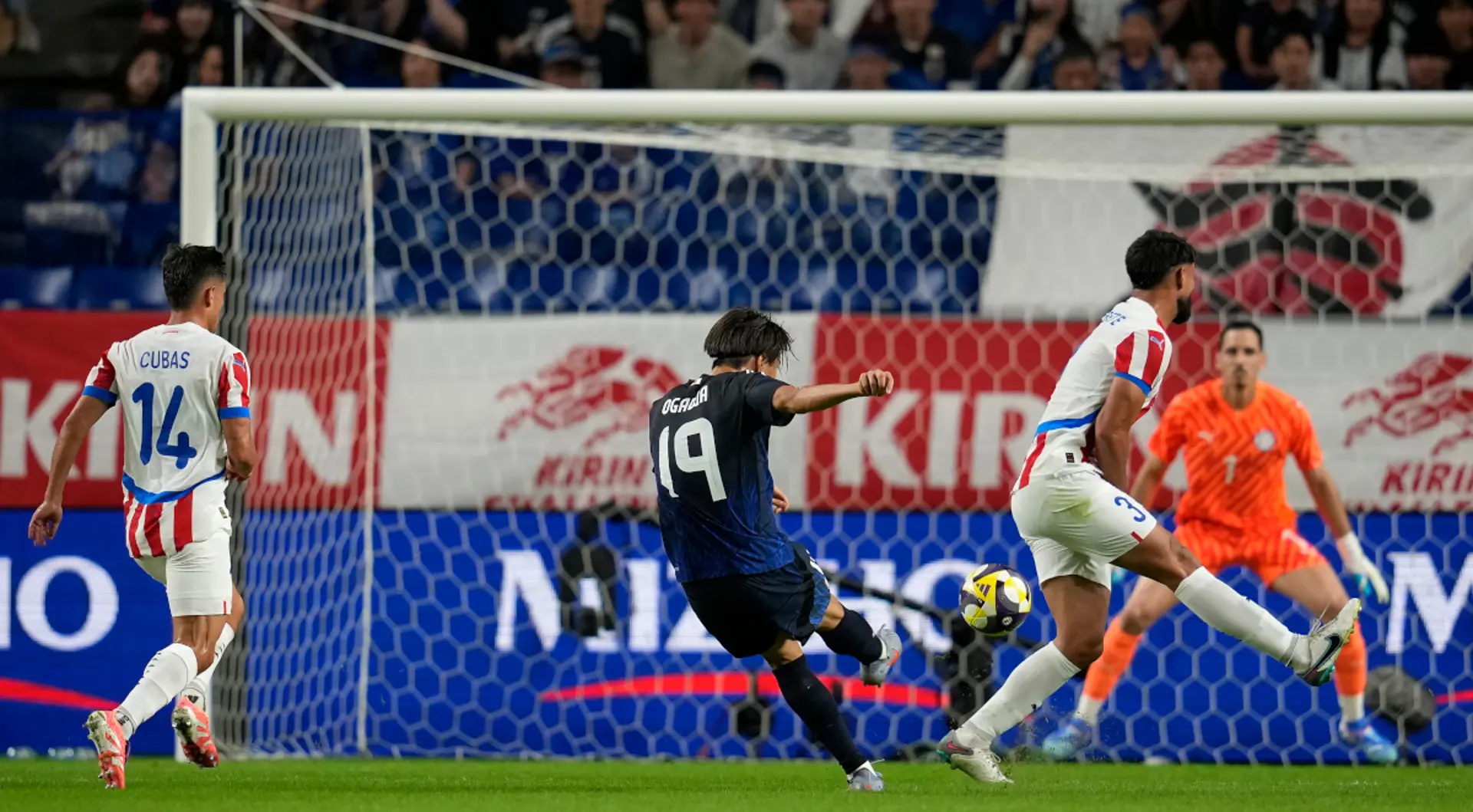 Japan grab last-gasp friendly draw with Paraguay