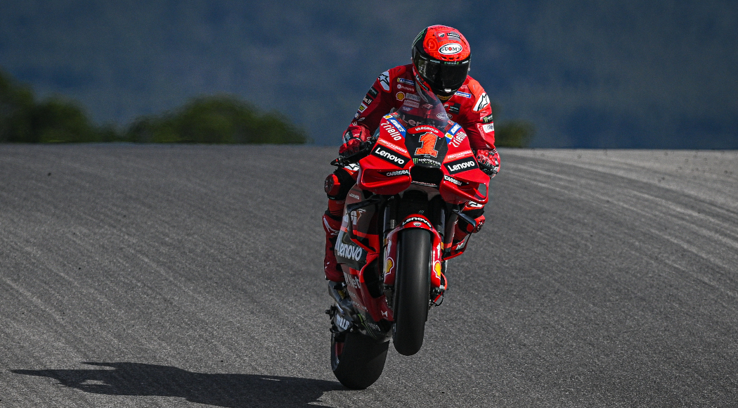 'Happy' Bagnaia leaves rivals trailing in MotoGP testing