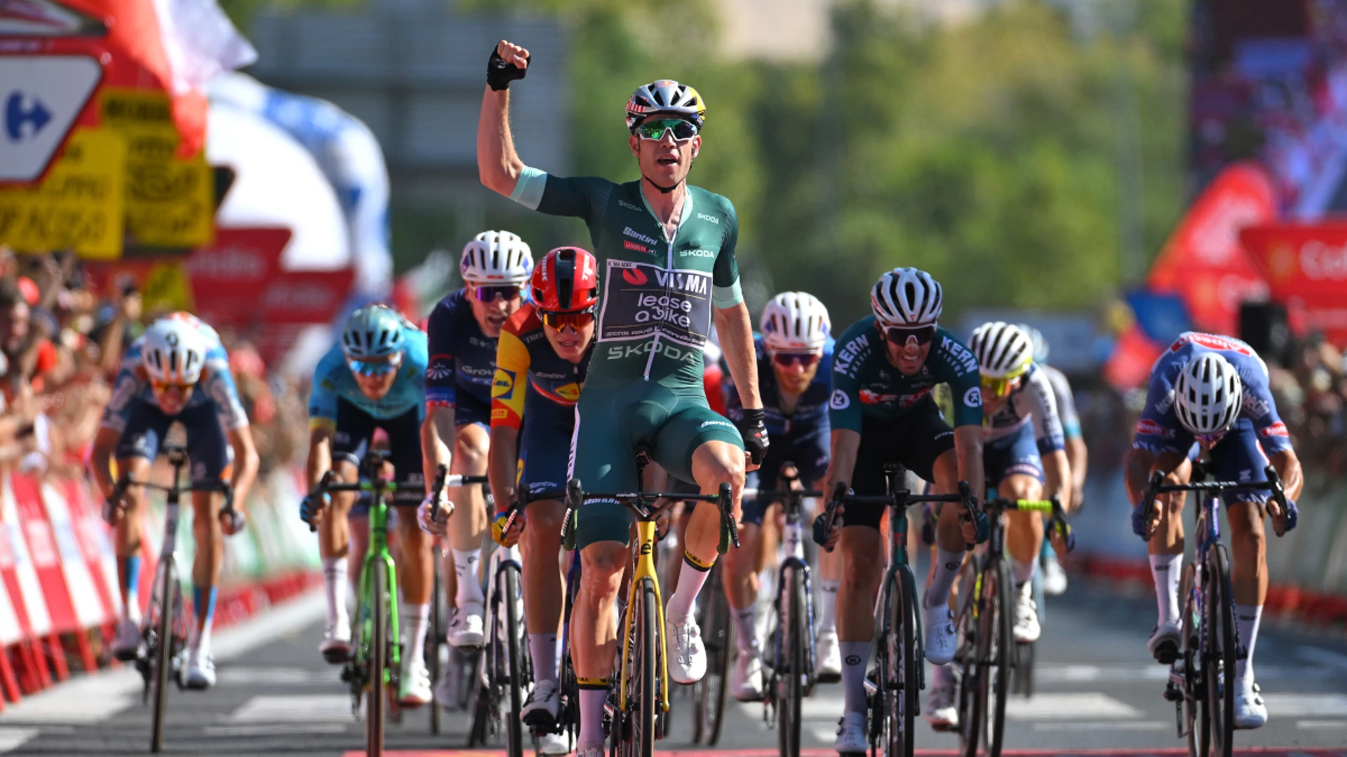 Van Aert claims second Vuelta stage win